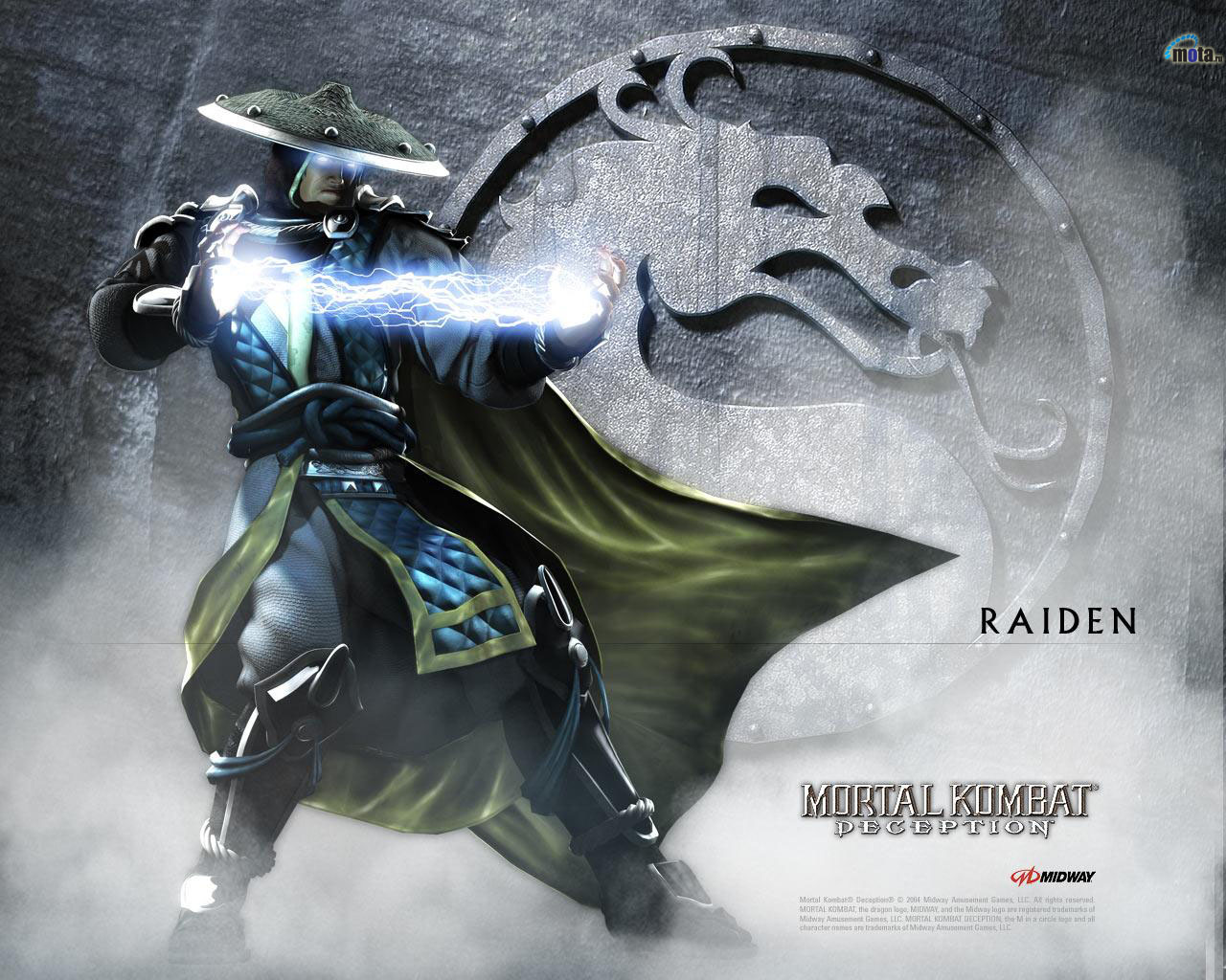 Belt Boots Cape Glow Glowing Eyes Hat Lightning Logo Mortal Kombat Raiden Mortal Kombat 1280x1024