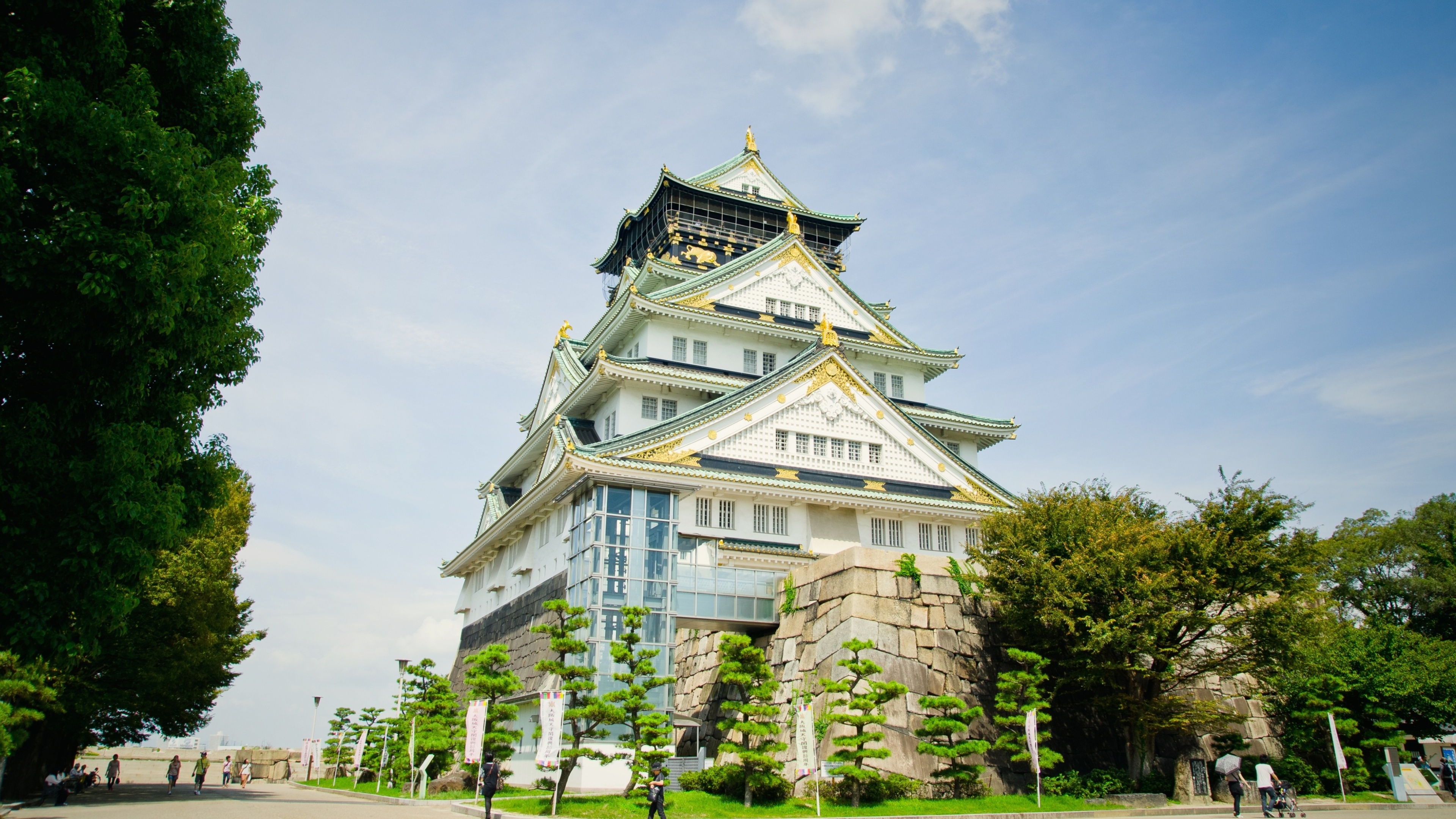 Japan Osaka Osaka Castle 3840x2160