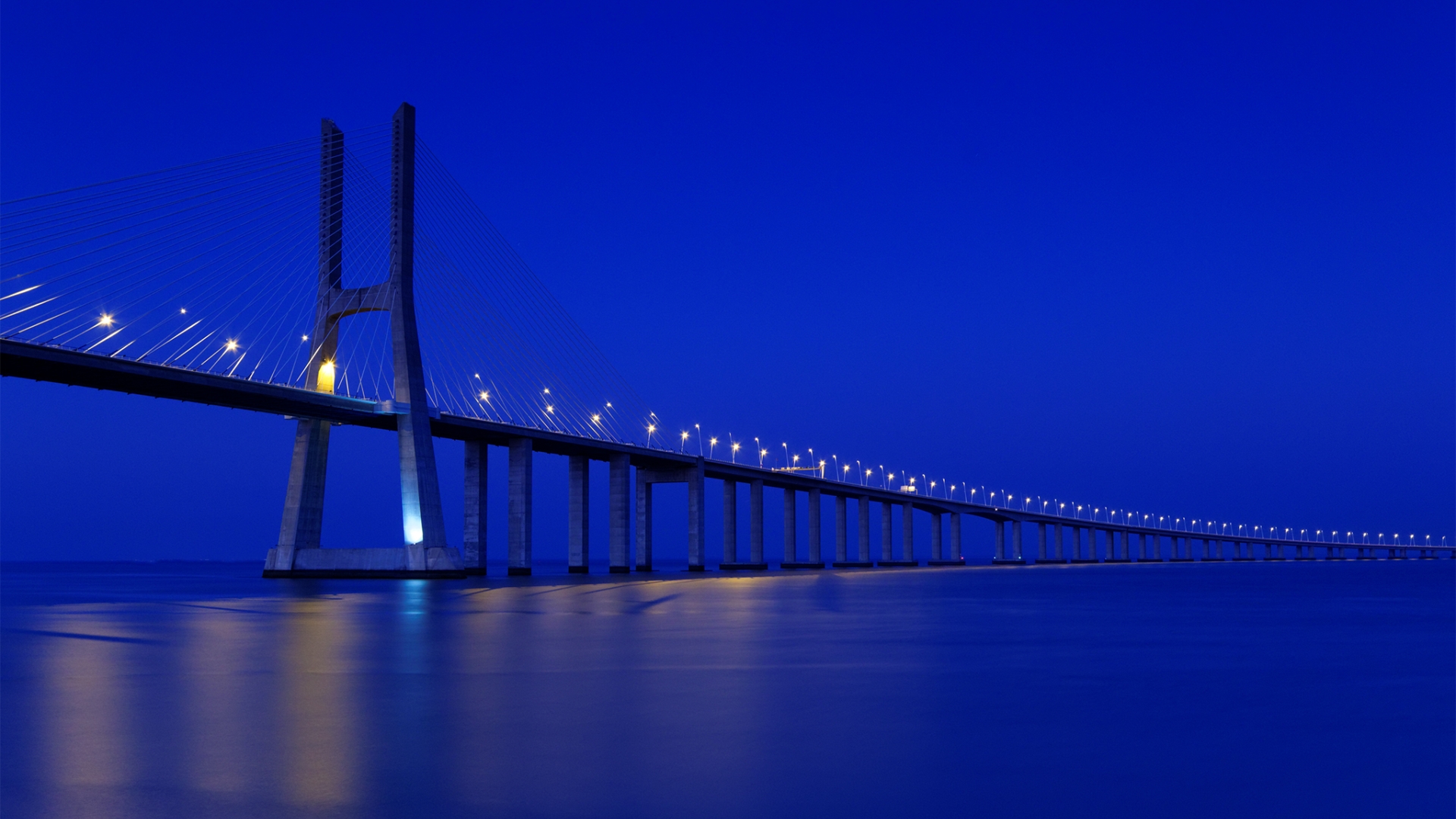 Man Made Vasco Da Gama Bridge 1920x1080