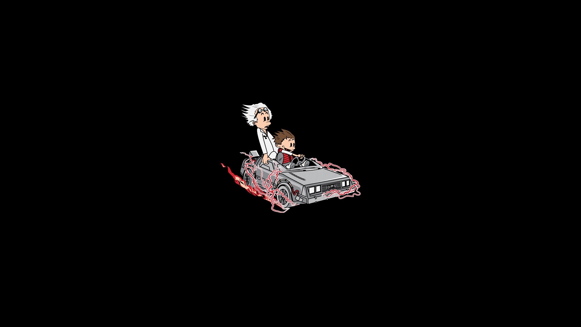 Calvin Calvin Amp Hobbes Calvin Amp Hobbes Back To The Future 1920x1080