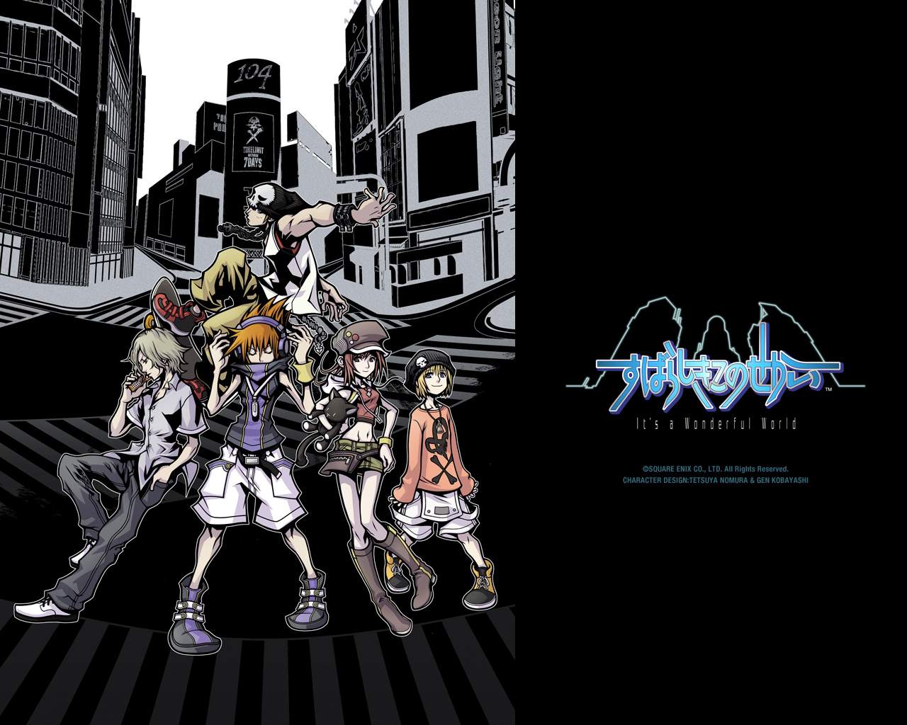 Video Game The World Ends With You 1280x1024