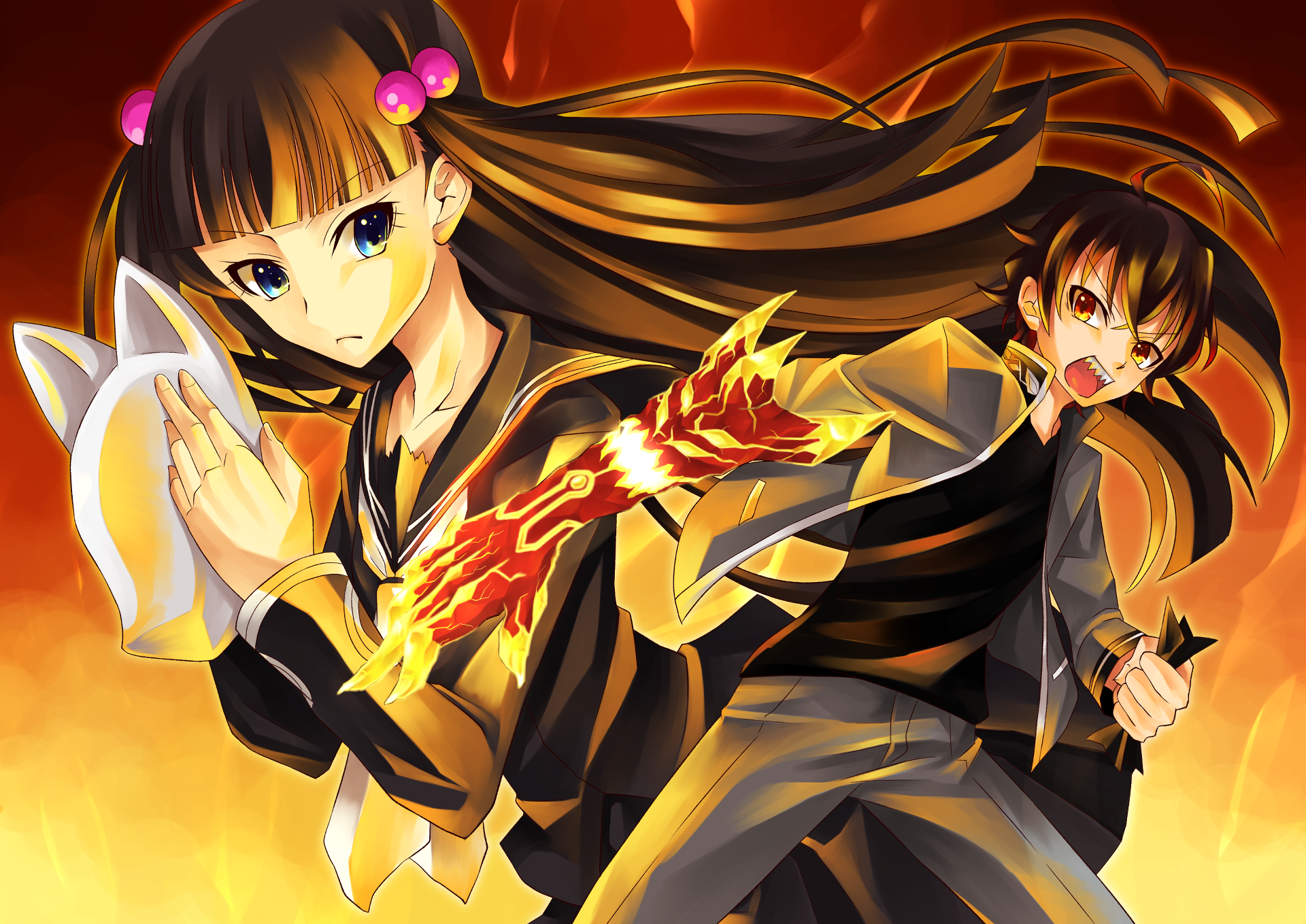 Anime Twin Star Exorcists 1920x1359