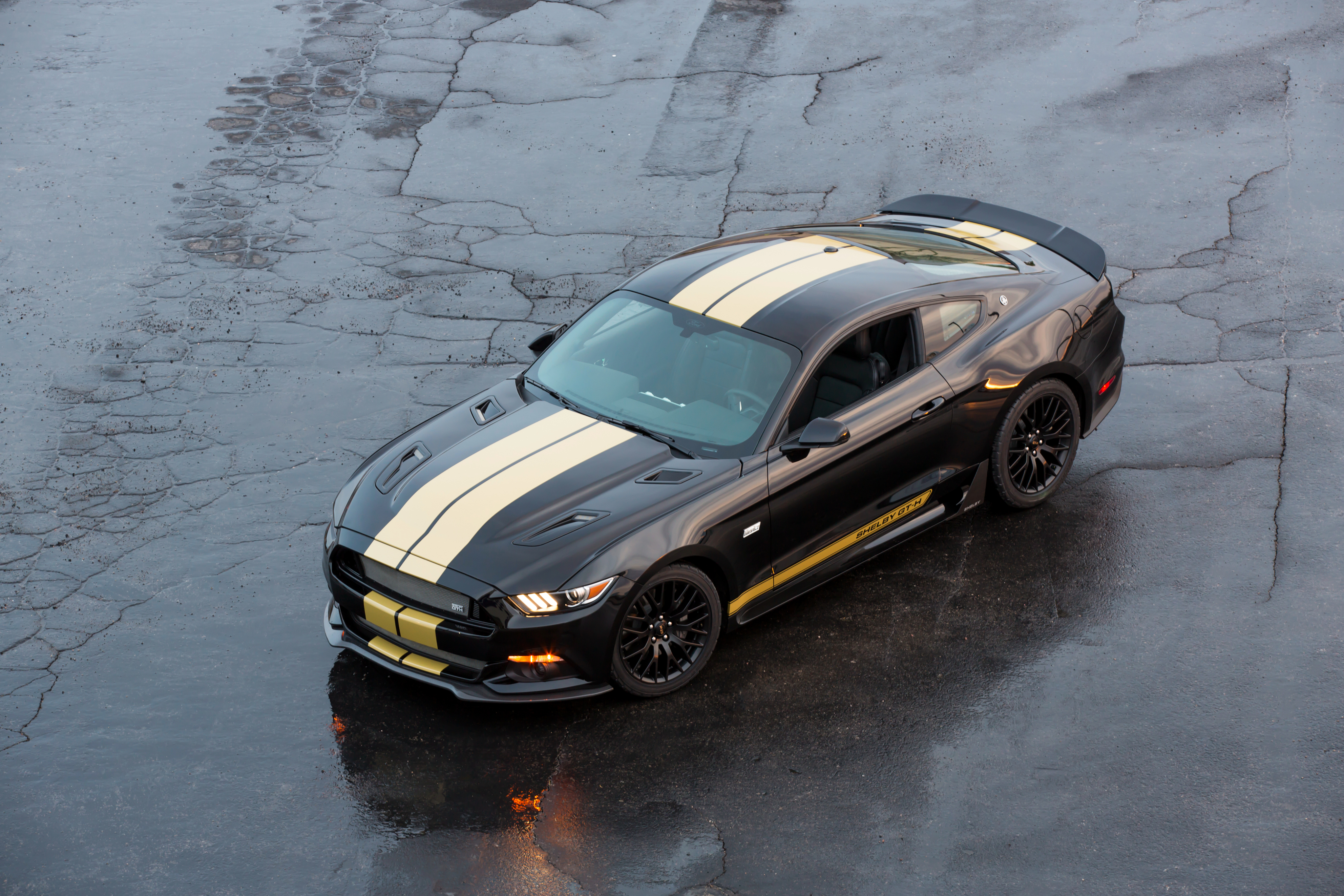 Black Car Car Ford Ford Mustang Ford Mustang Shelby Gt Muscle Car Vehicle 4096x2731