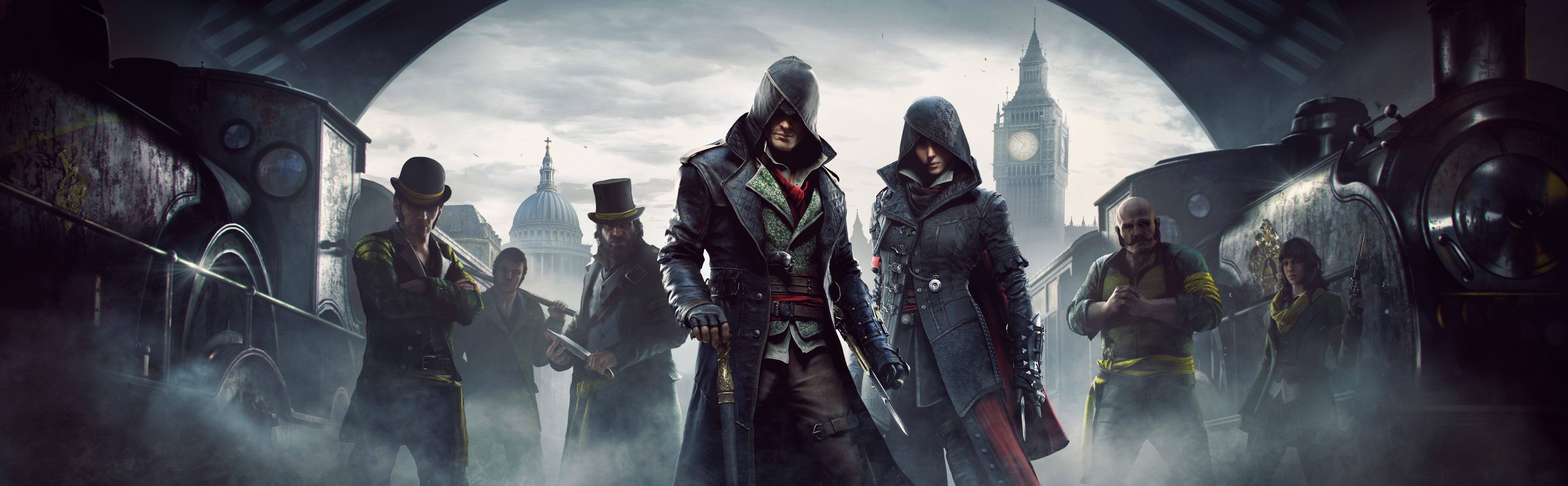 Assassin 039 S Creed Syndicate Evie Frye Jacob Frye 6968x2160