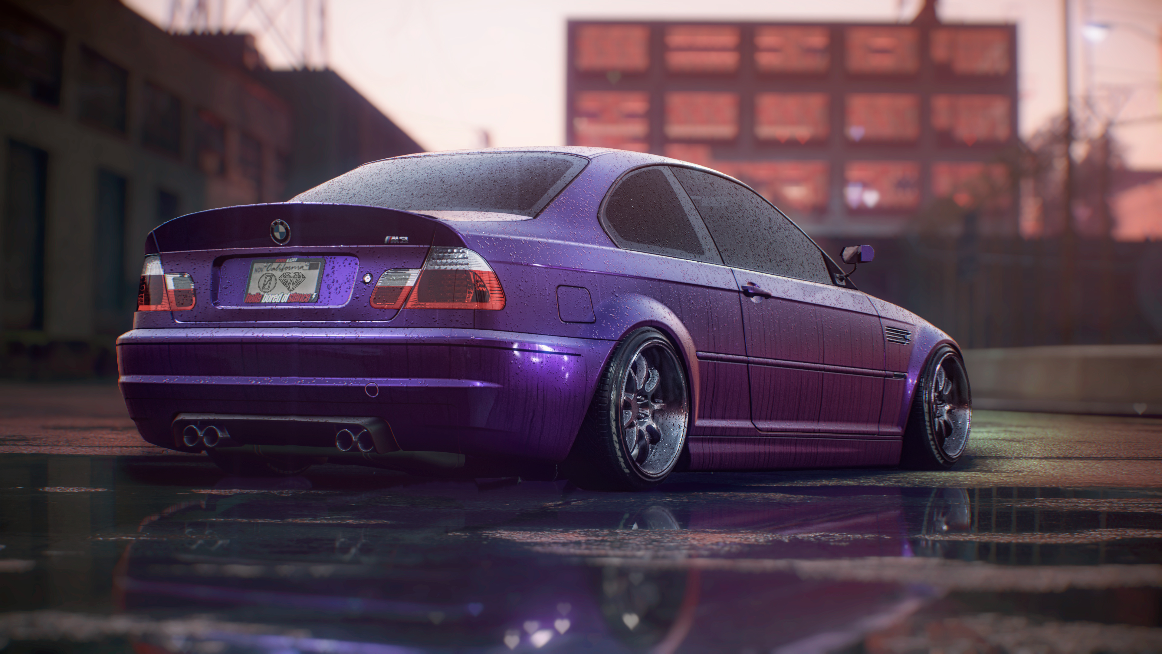 Purple Tuner Car BMW 3840x2160