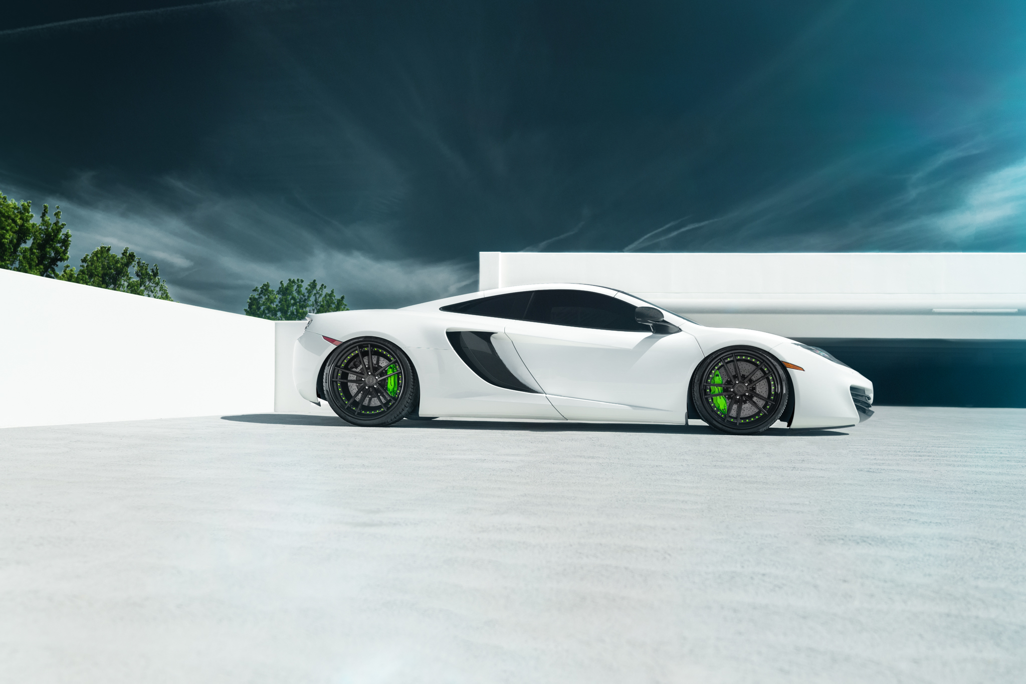 Car Mclaren Mclaren 12c Sport Car Supercar Vehicle White Car 2047x1365