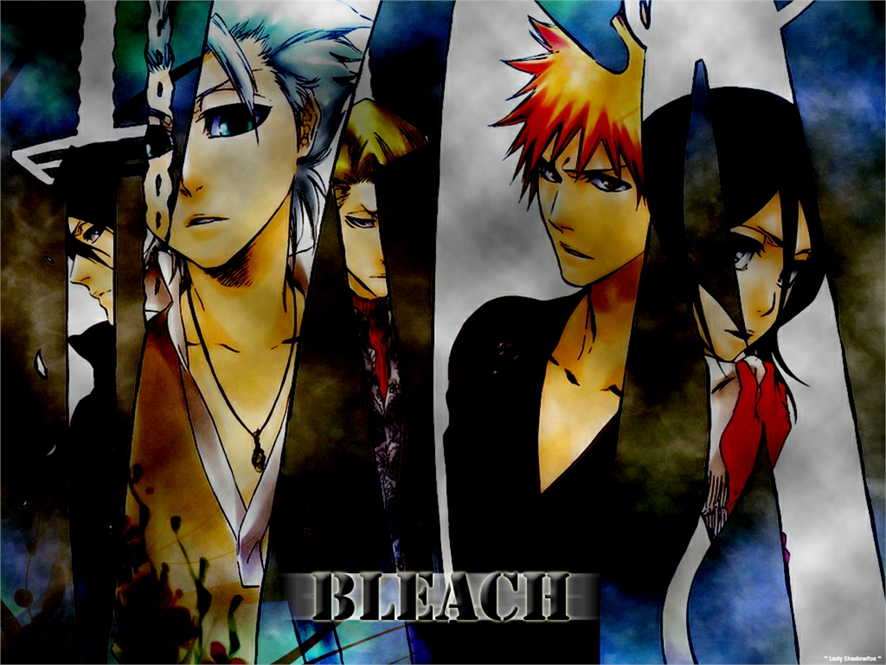 Ichigo Kurosaki T Shir Hitsugaya Rukia Kuchiki Izuru Kira Byakuya Kuchiki 1281x961