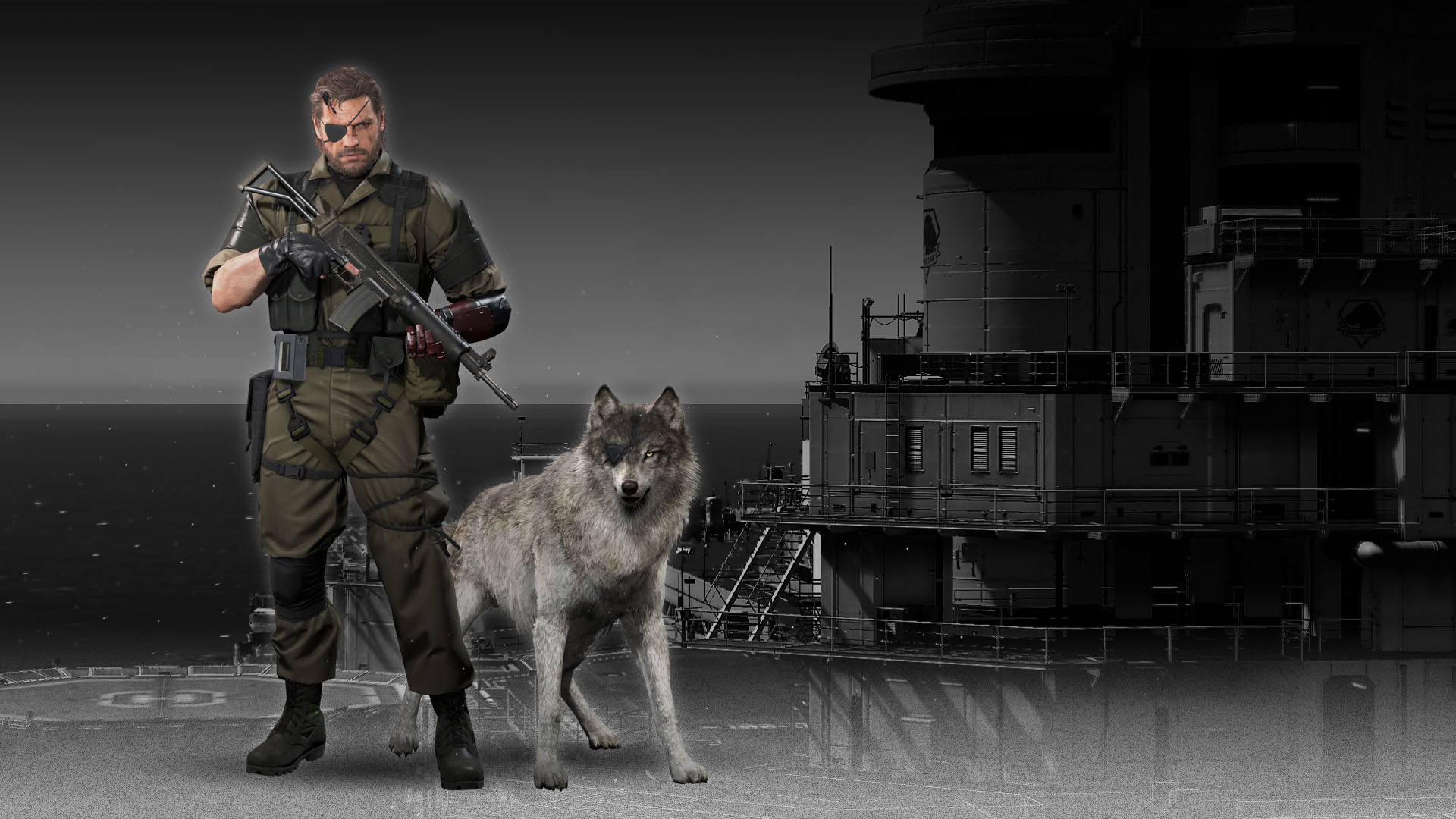 Big Boss Metal Gear Solid D Dog Metal Gear Solid 1920x1080