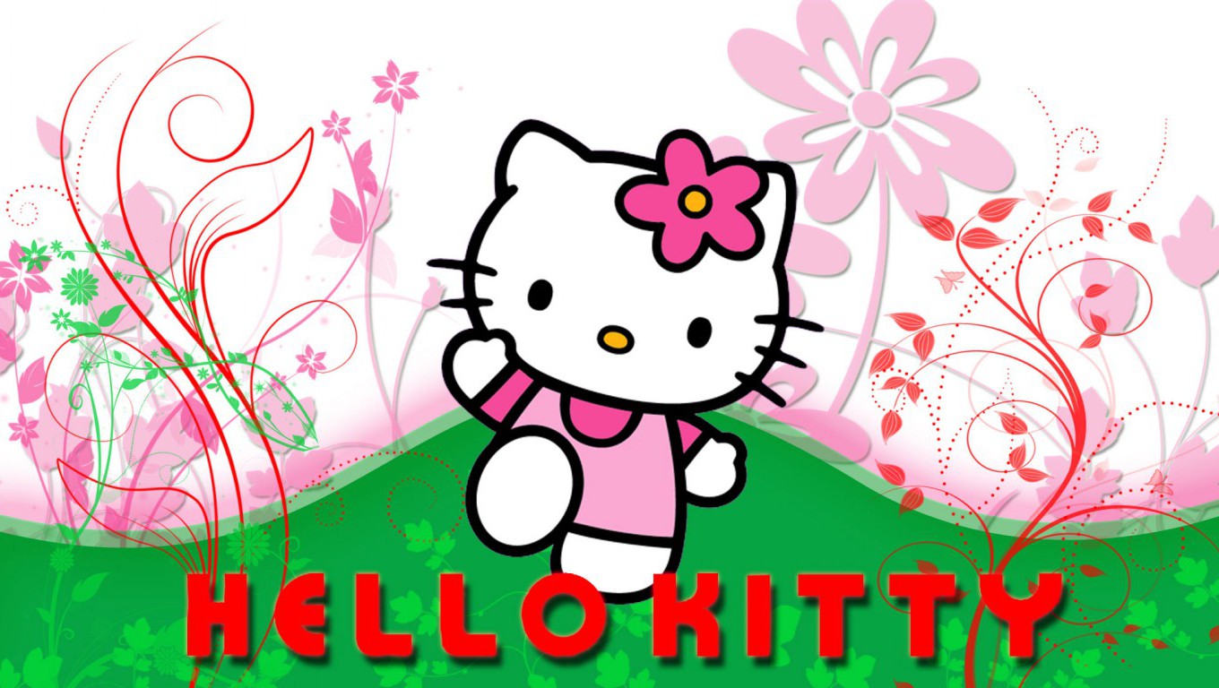Hello Kitty 1360x768