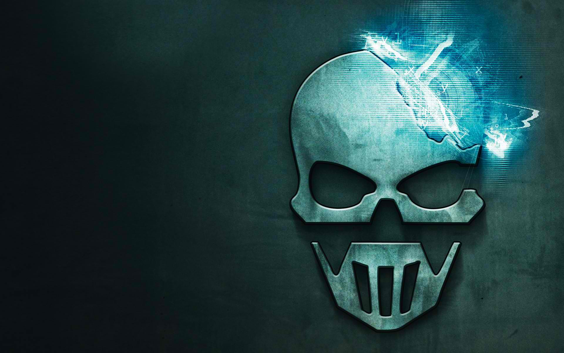 Ghost Reccon Tom Clancys Ghost Recon Future Soldier Logo Skull 1920x1200