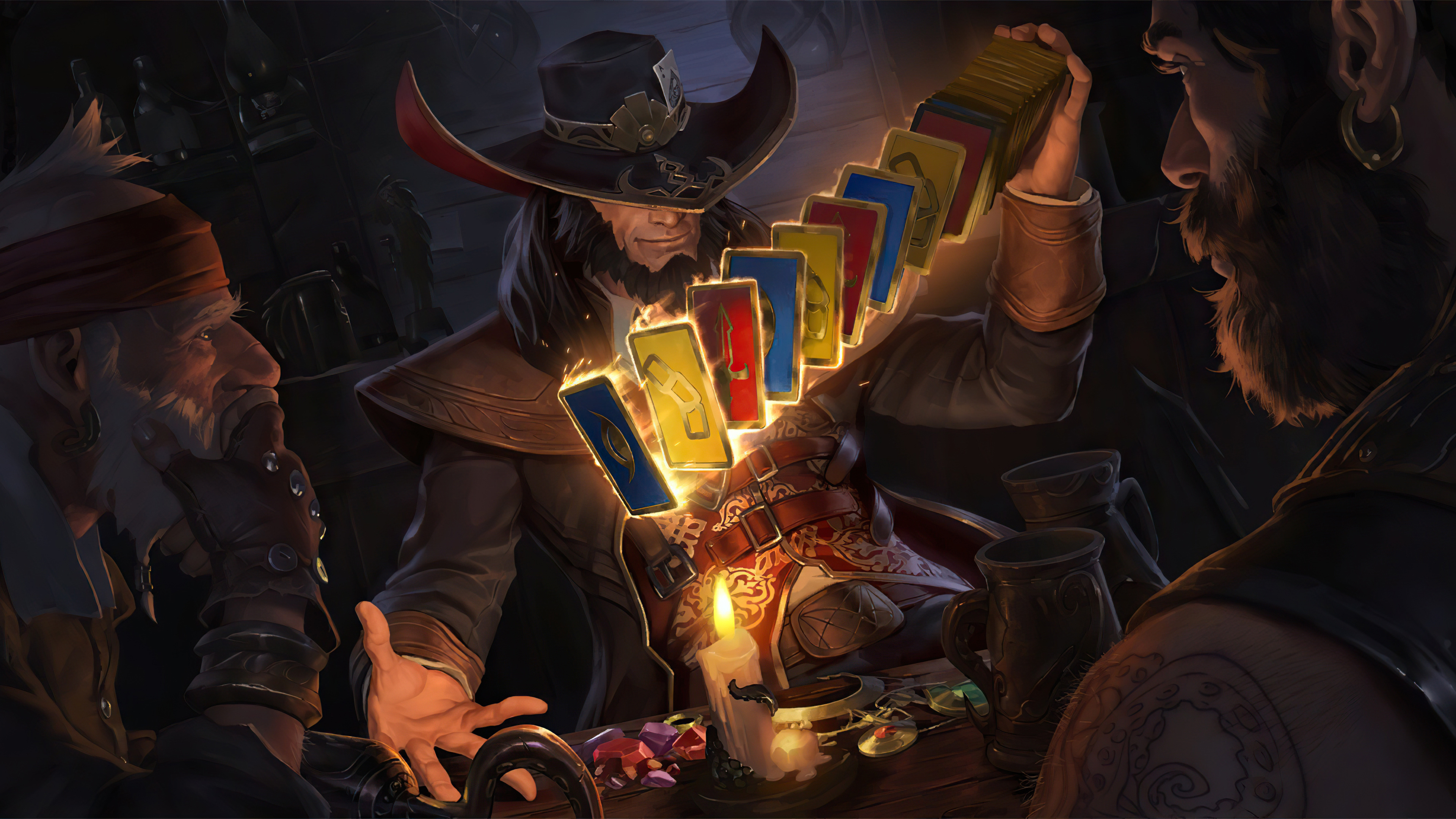 Twisted Fate Legends Of Runeterra Video Games 3840x2160