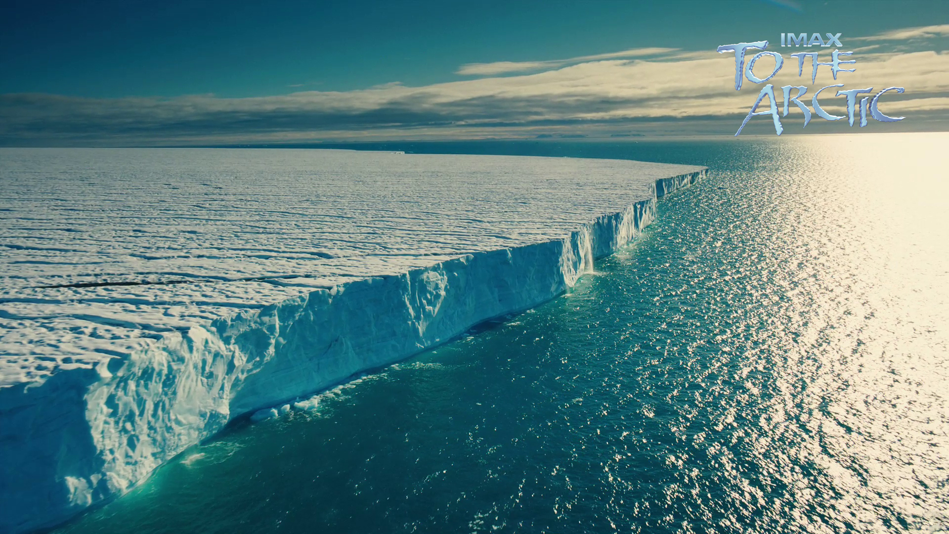 Arctic Ice Snow Antarctica Ocean Horizon 1920x1080