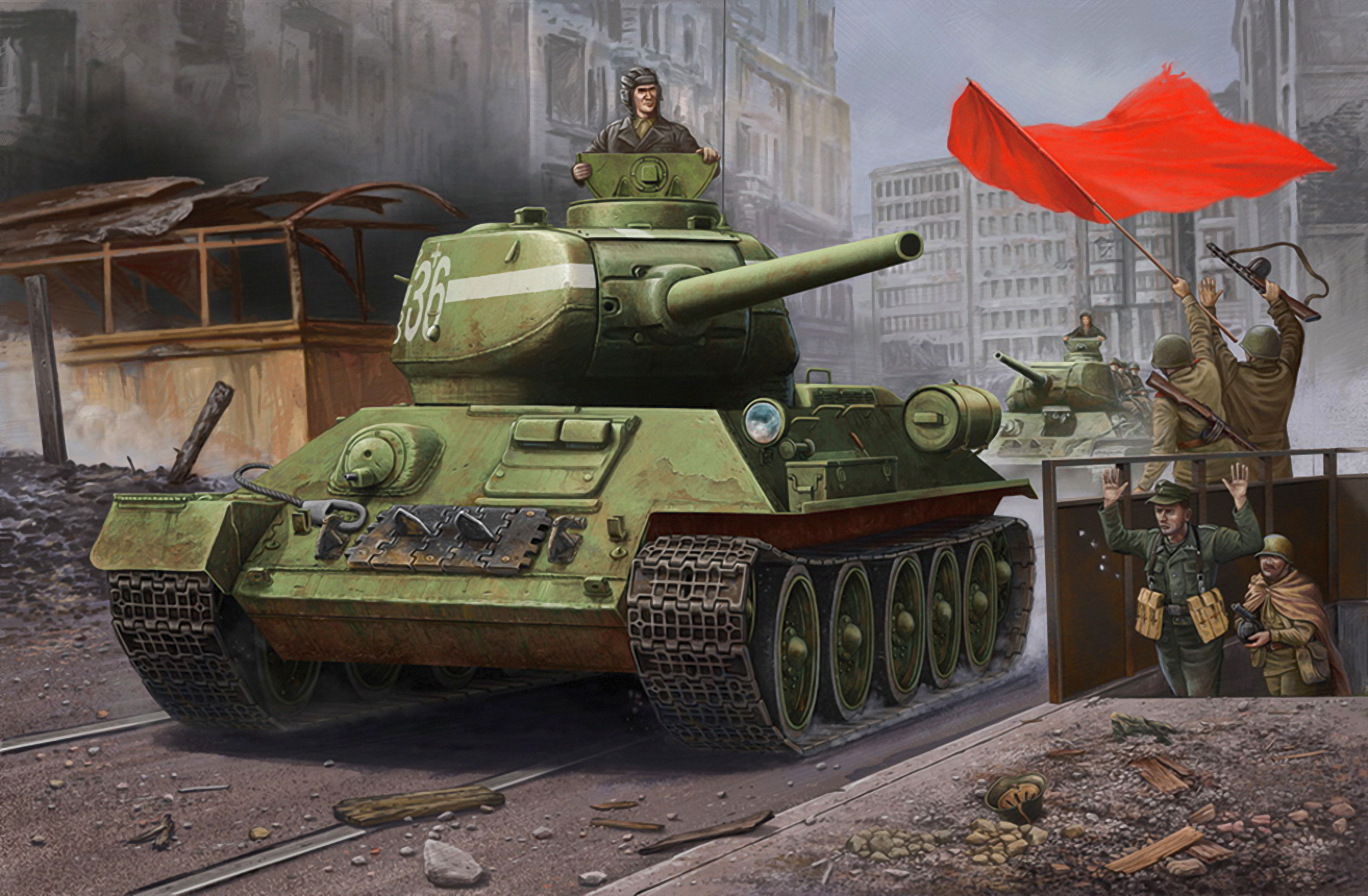 Artistic Soldier T 34 Tank 1920x1258