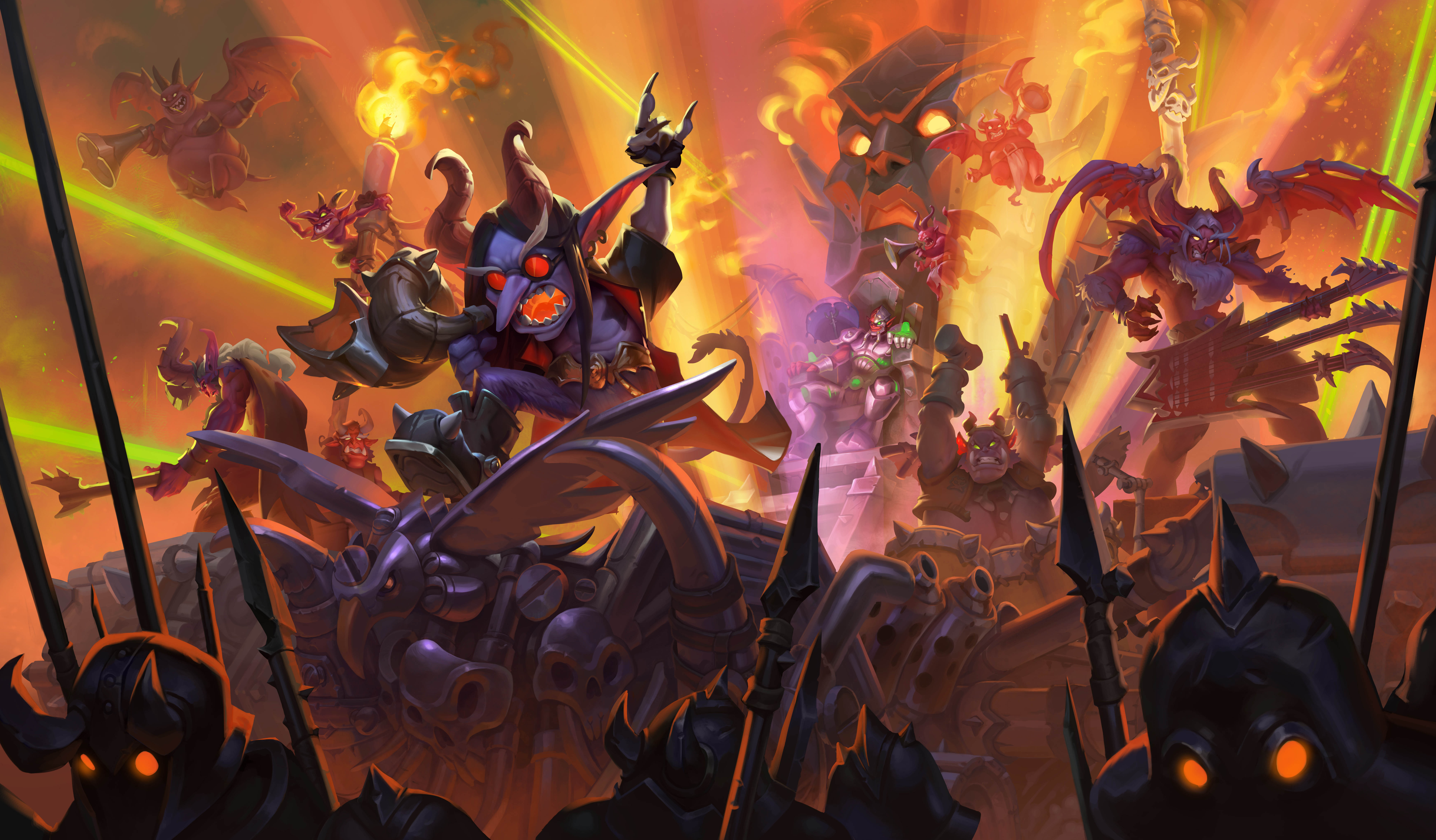 Hearthstone Felfire Festival World Of Warcraft 8000x4679