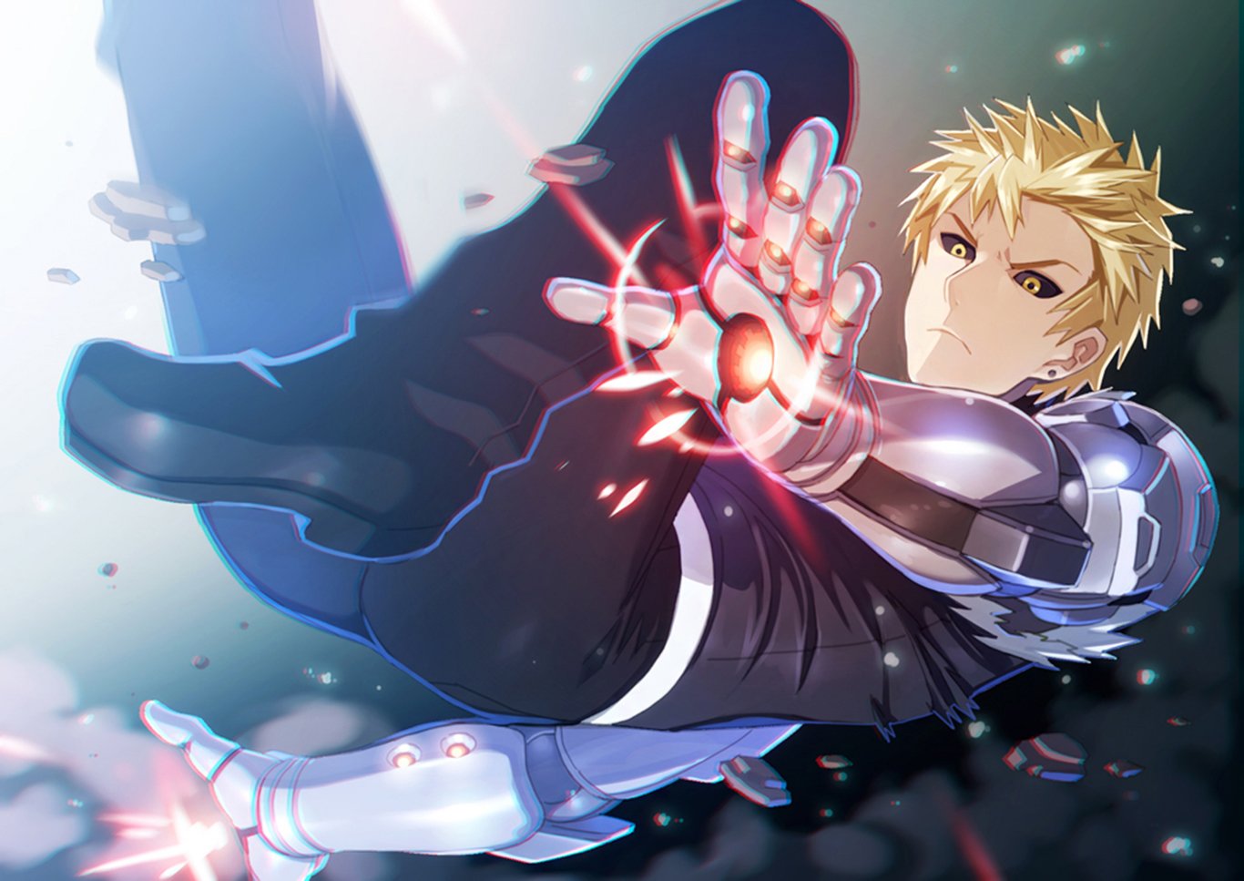 One Punch Man Genos One Punch Man 1366x967