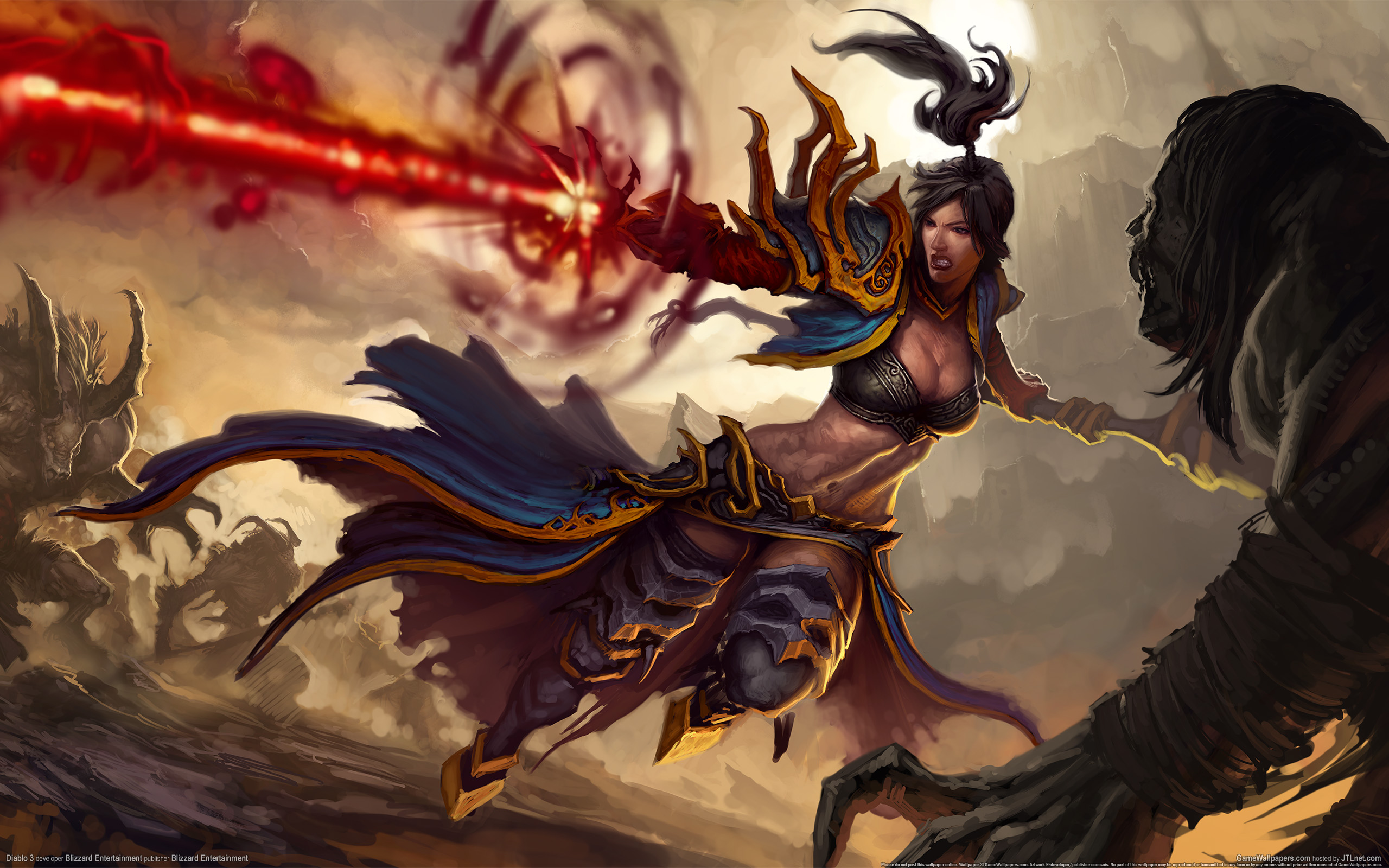 Diablo 3 Reaper Of Souls Video Games Video Game Girls Fantasy Girl 2560x1600