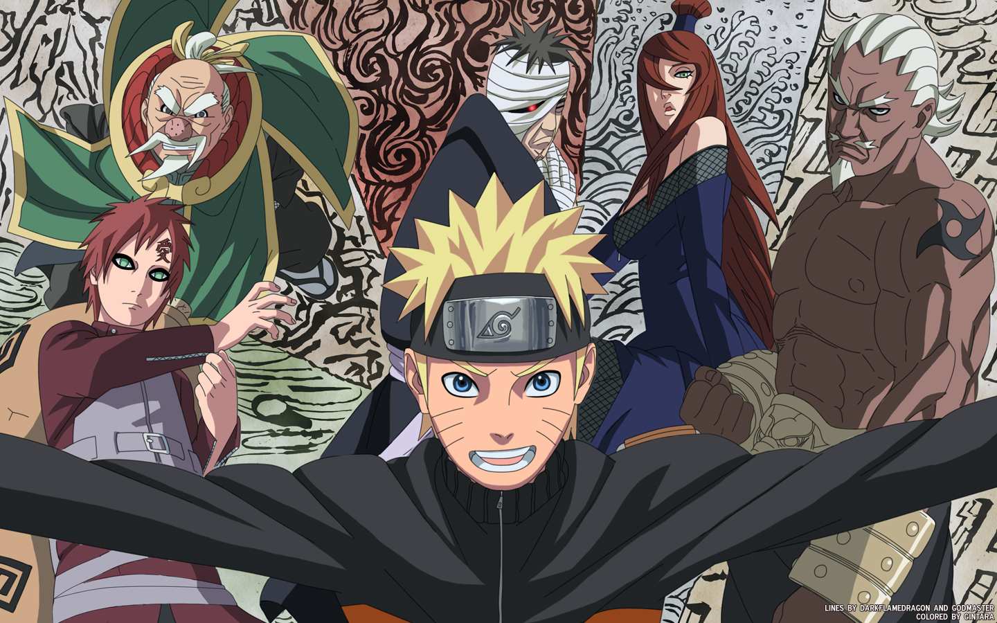 A Naruto Danz Shimura Gaara Naruto Mei Terumi Naruto Naruto Uzumaki Noki Naruto 1440x900