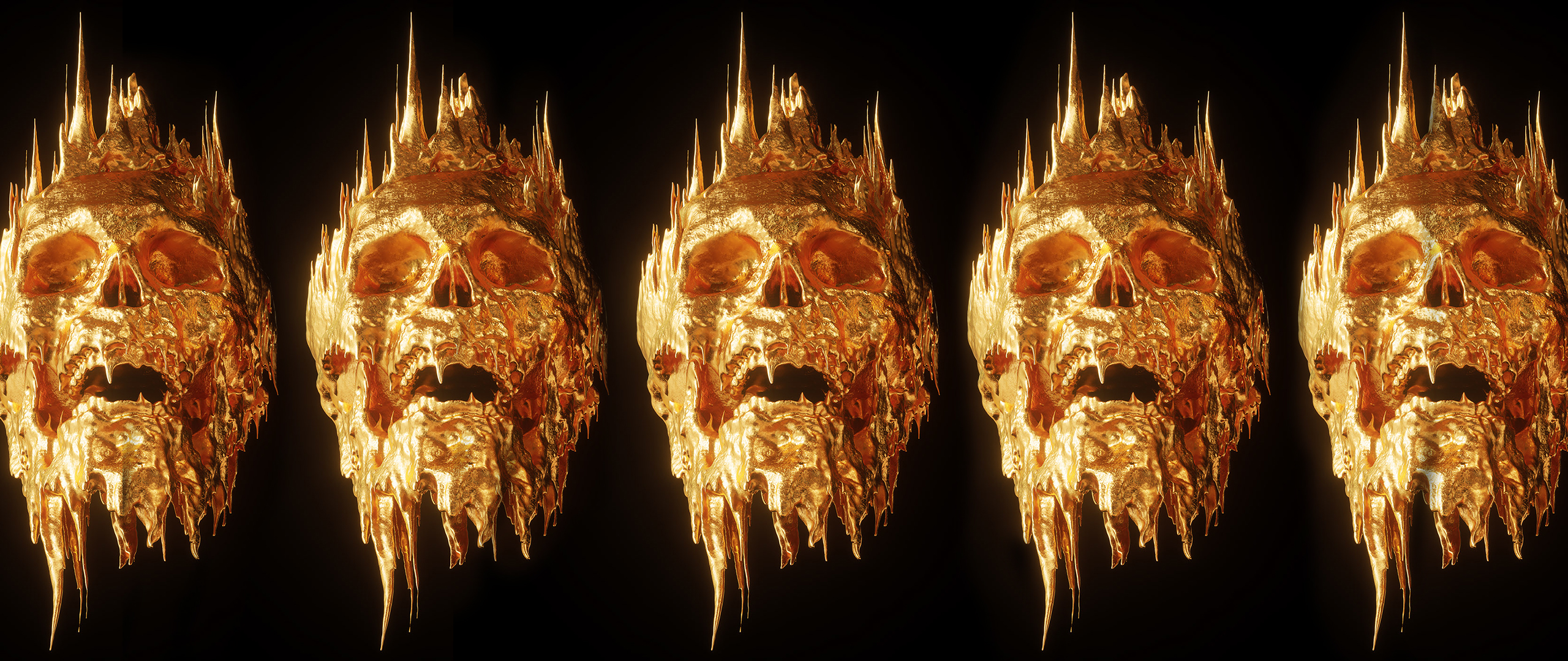 Billelis Skull Artwork 2560x1080
