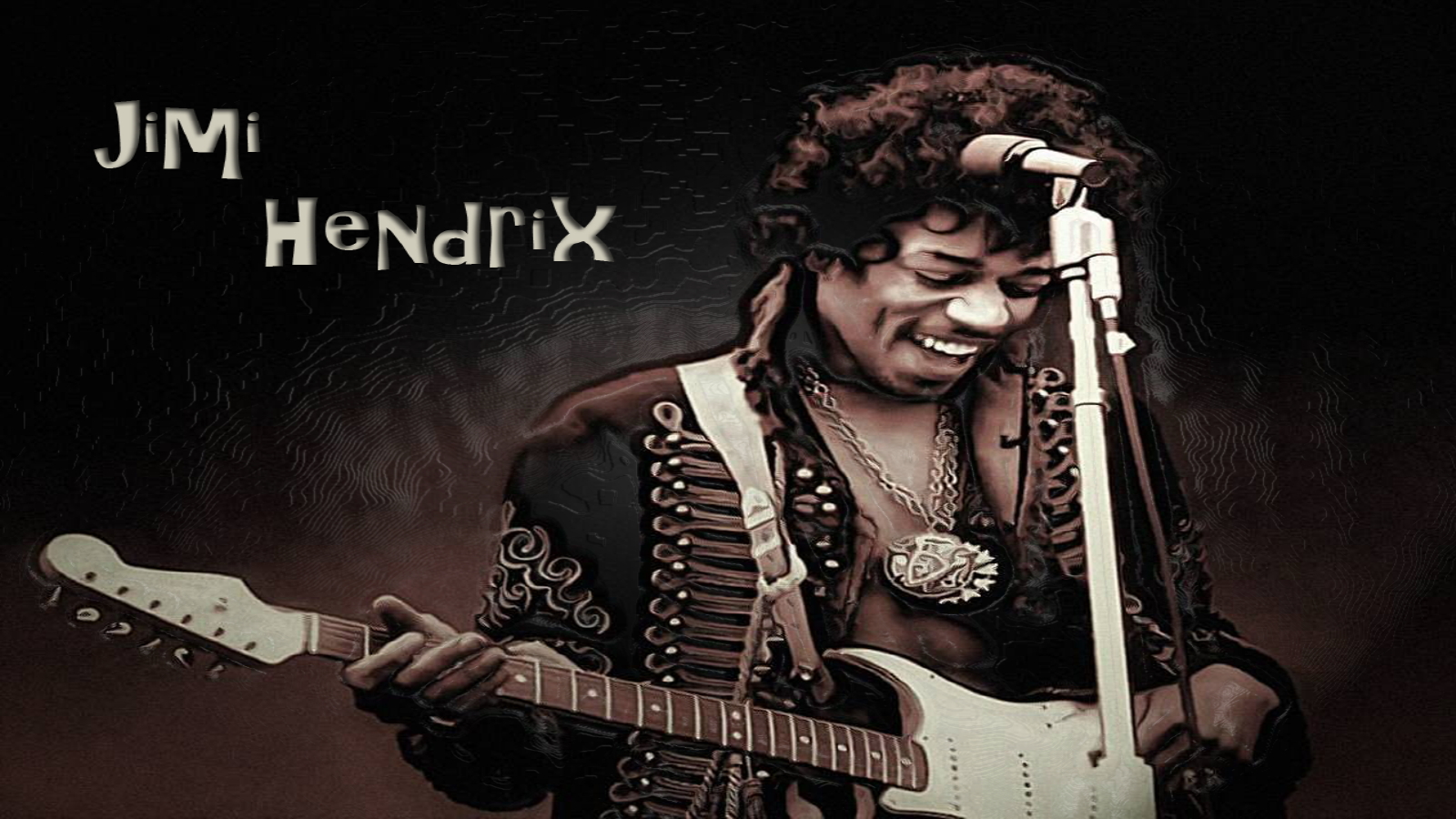 Jimi Hendrix Rock Music 1600x900