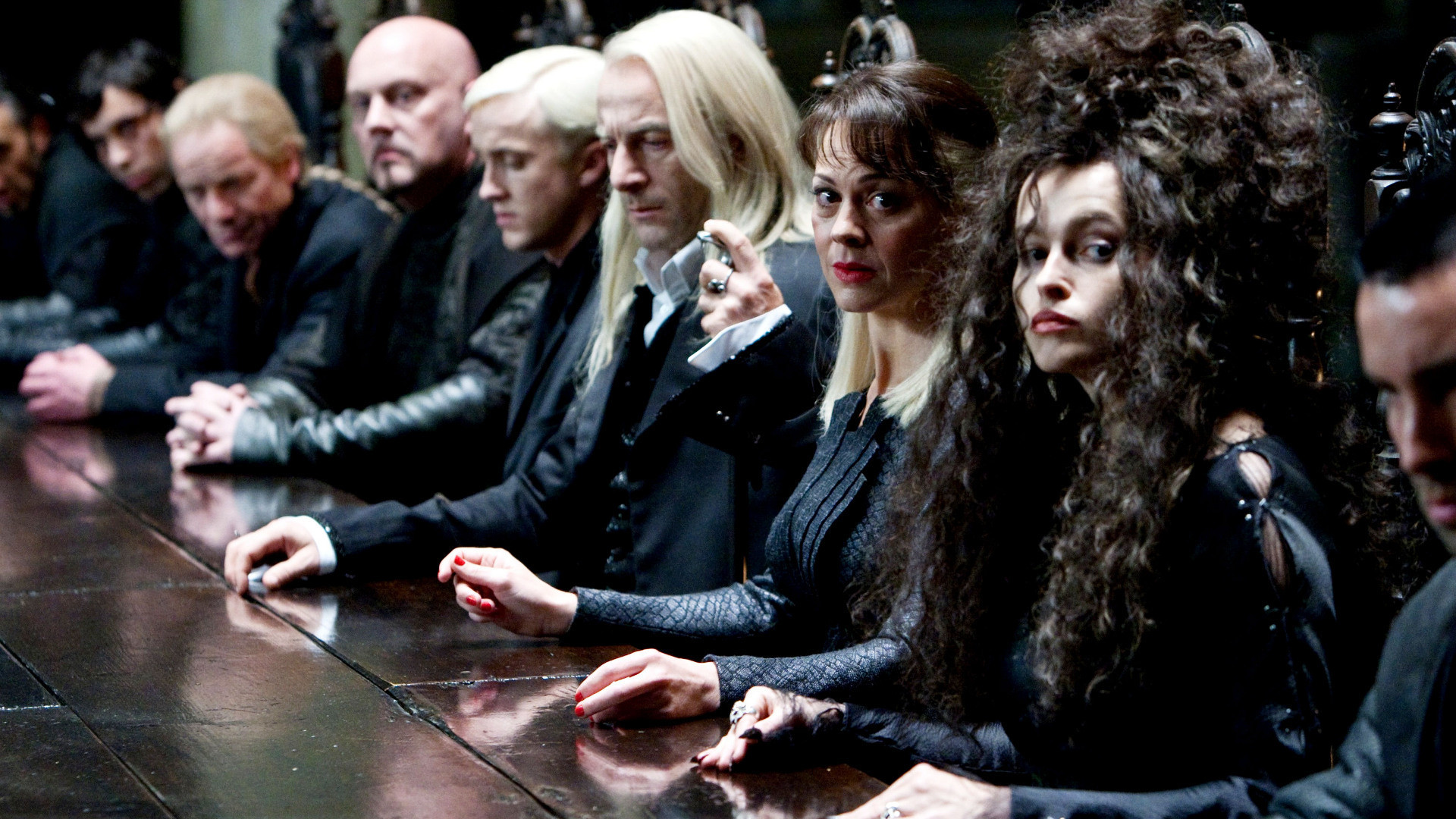Death Eaters Harry Potter Draco Malfoy Bellatrix Lestrange Lucius Malfoy 1920x1080