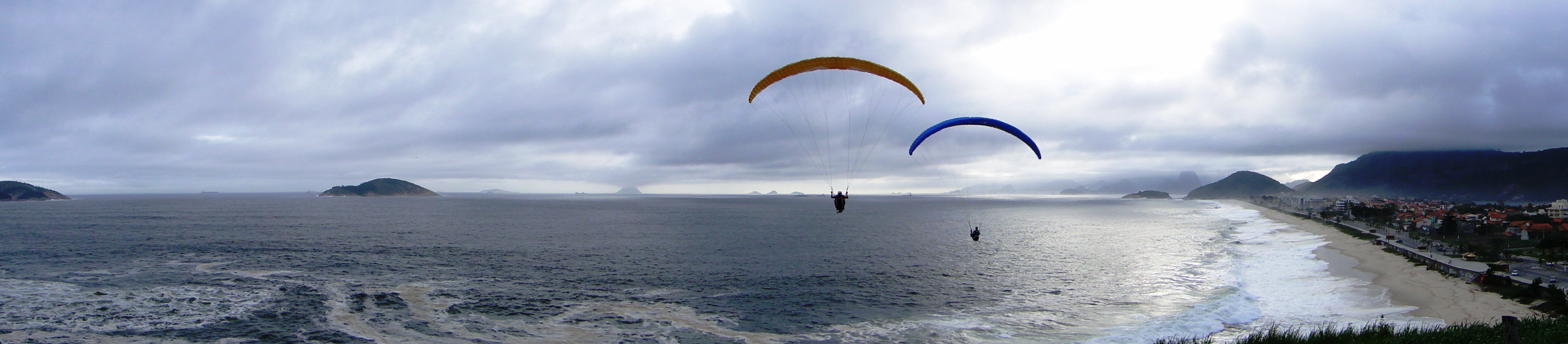 Sports Paragliding 4912x1080