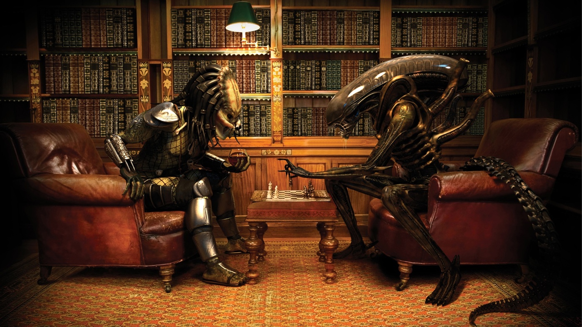 Alien Chess Predator 1920x1080