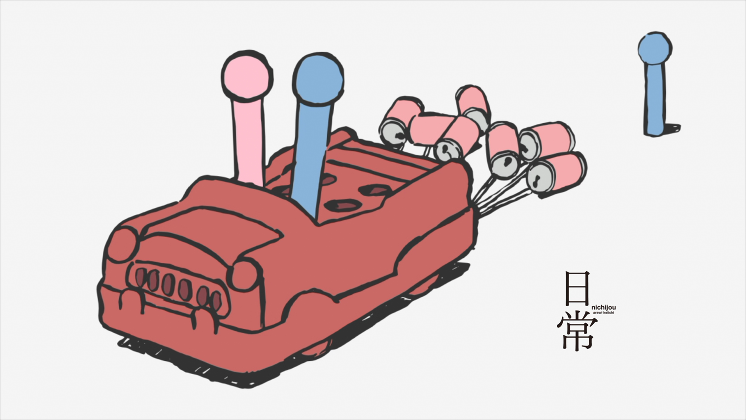 Nichijou Anime Car Minimalism 1514x852