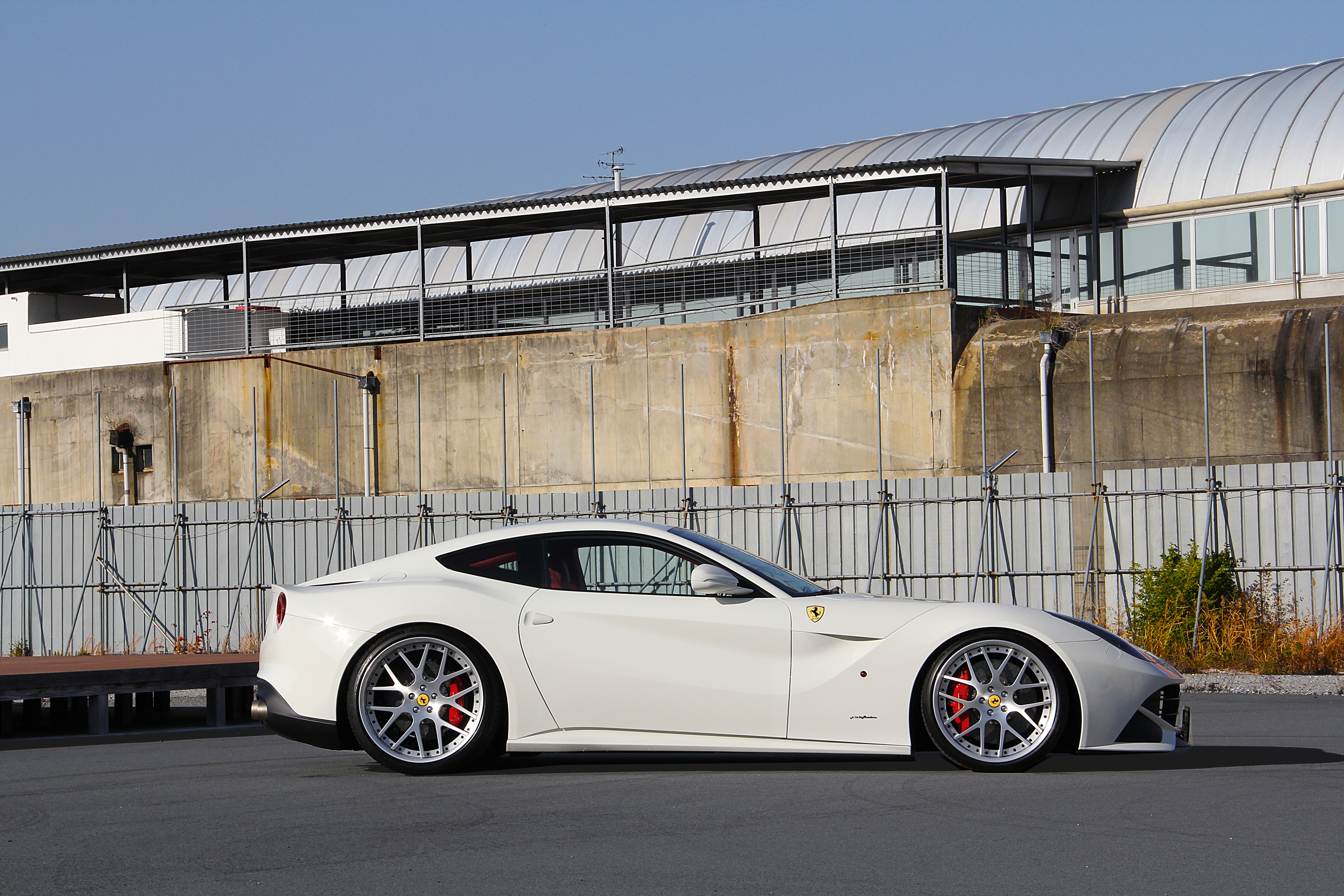 Ferrari F12berlinetta Ferrari Supercar Car Vehicle White Car 5184x3456