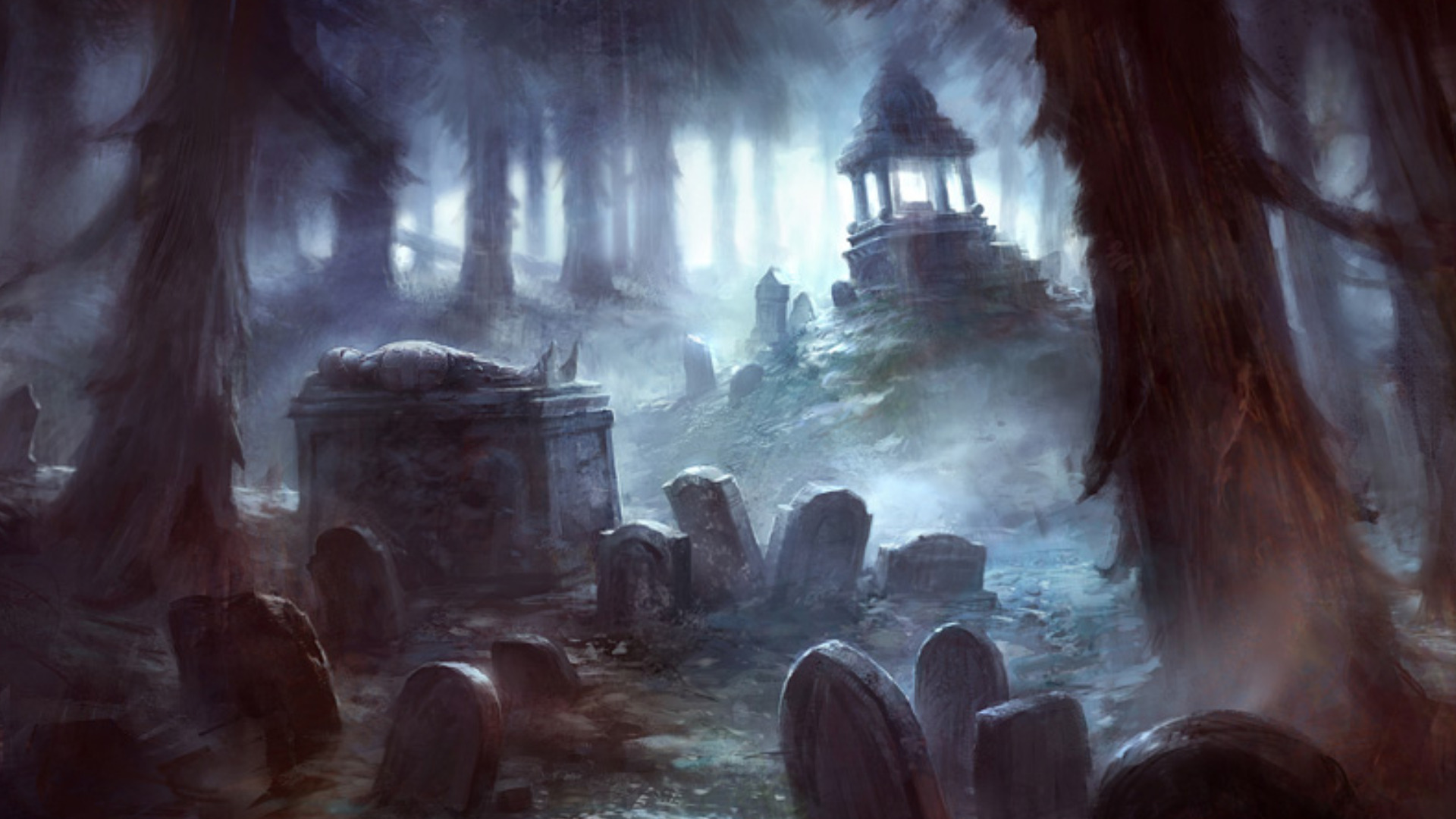 Dark Cemetery 1920x1080