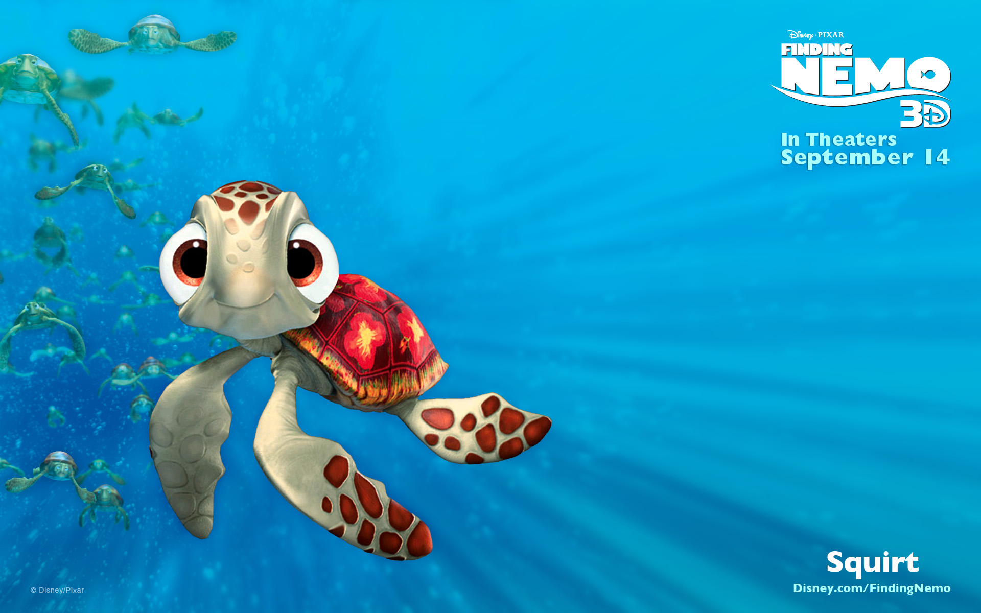 Finding Nemo Squirt Finding Nemo Turtle 1920x1200