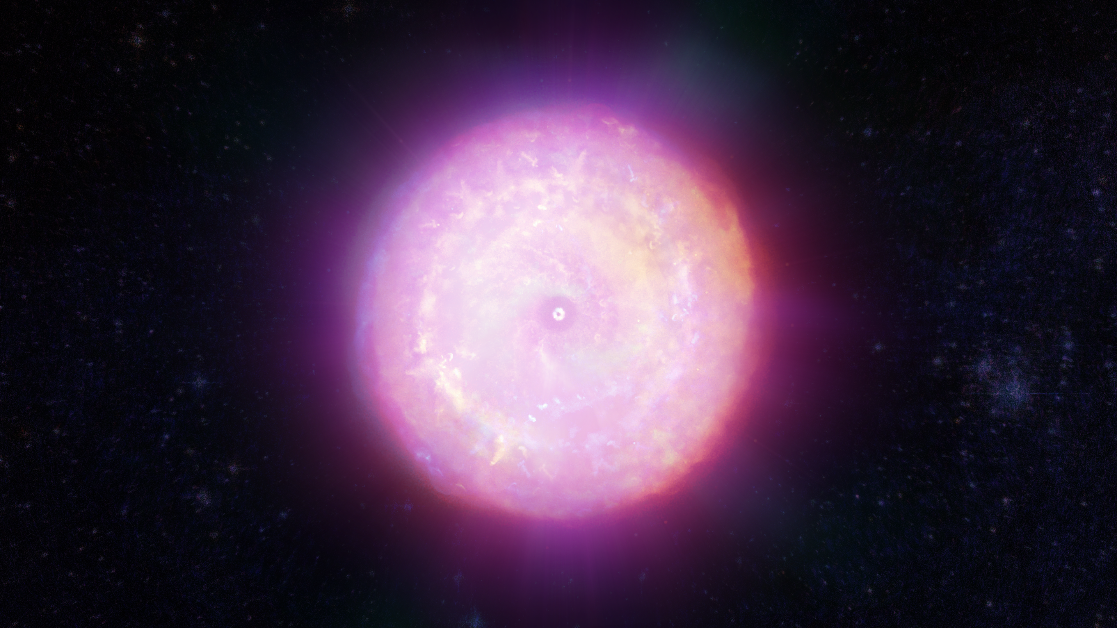 Space Abstract Galaxy Nebula Fractal Artificial Supernova 3840x2160