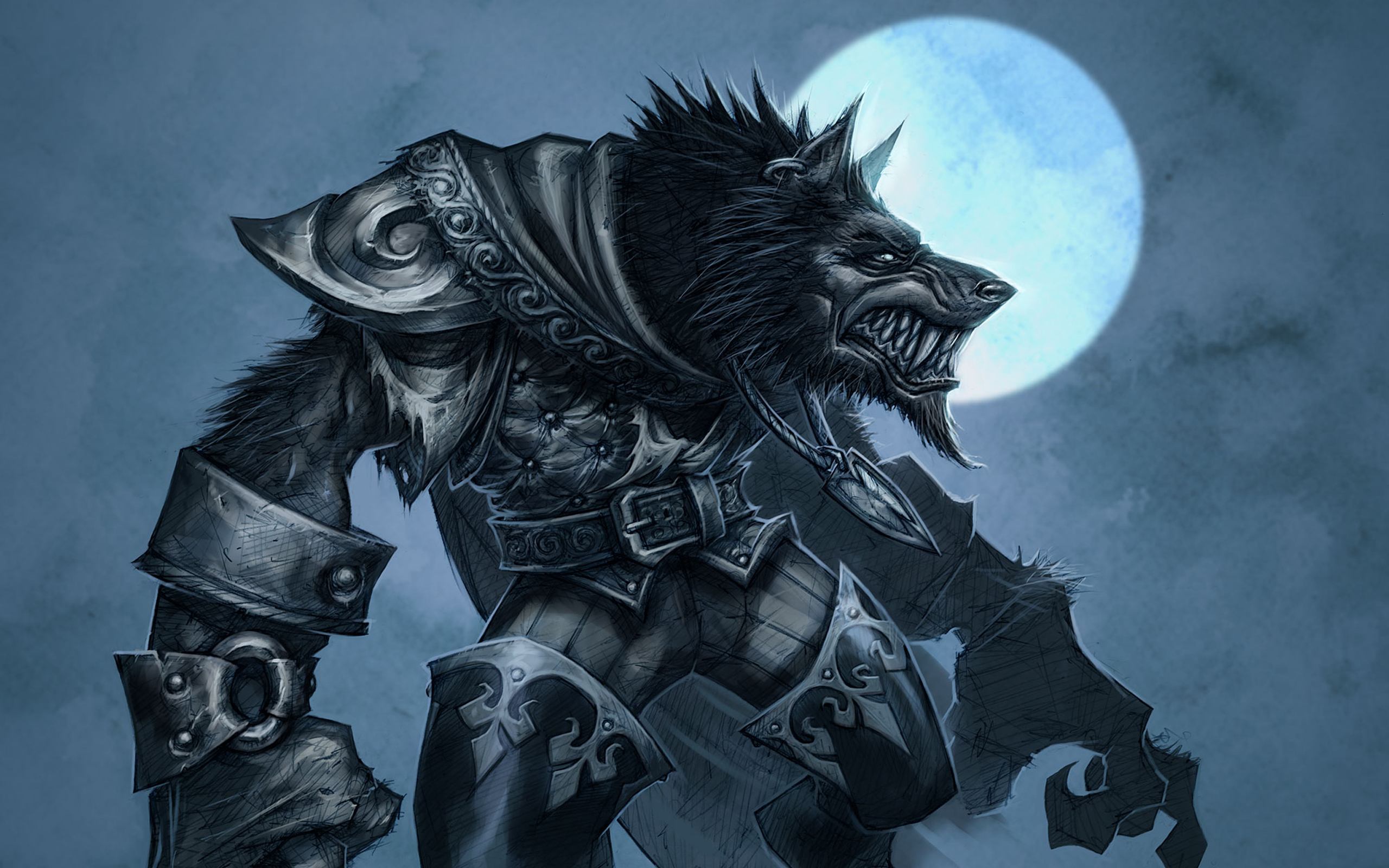 Worgen World Of Warcraft 2560x1600