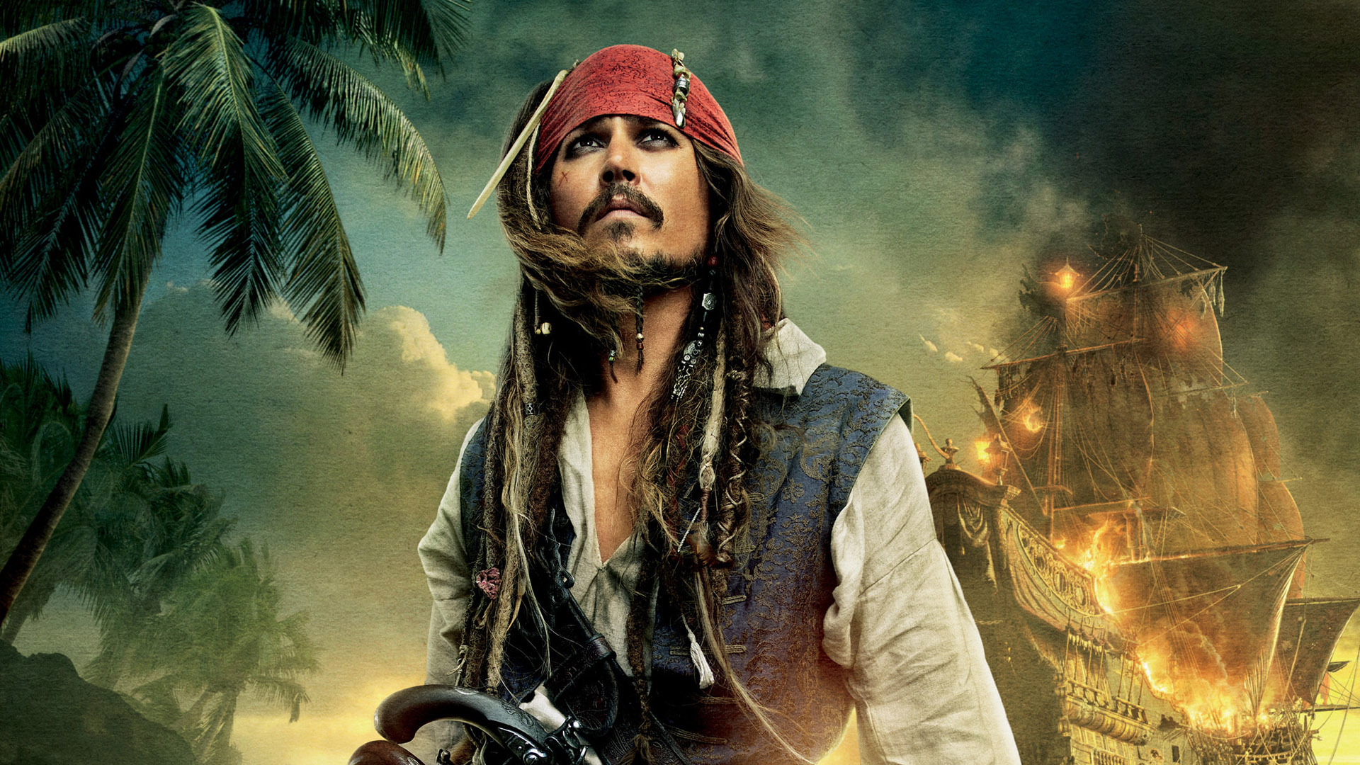 Jack Sparrow Johnny Depp 1920x1080