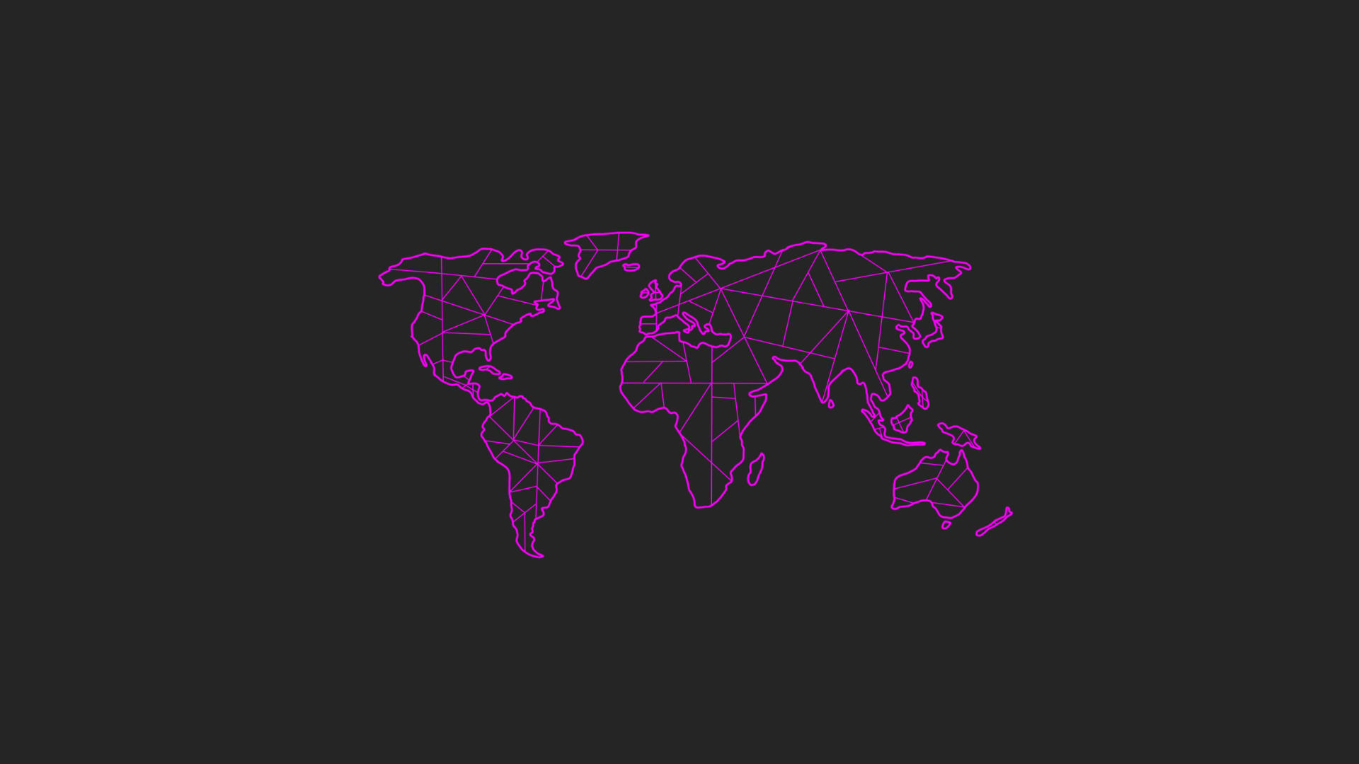 World Lines Map Minimalism 1920x1080