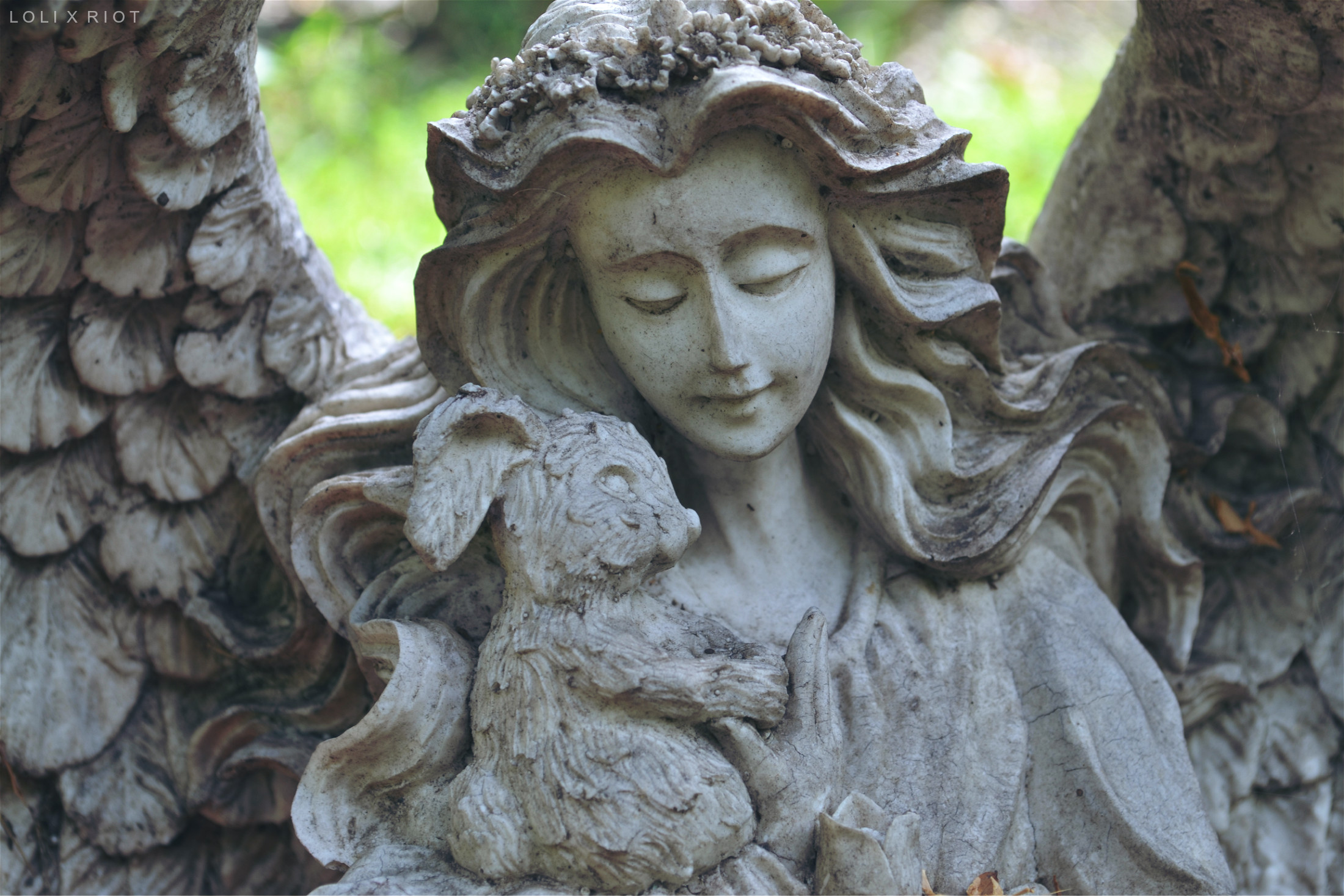 Man Made Angel Statue 2200x1467