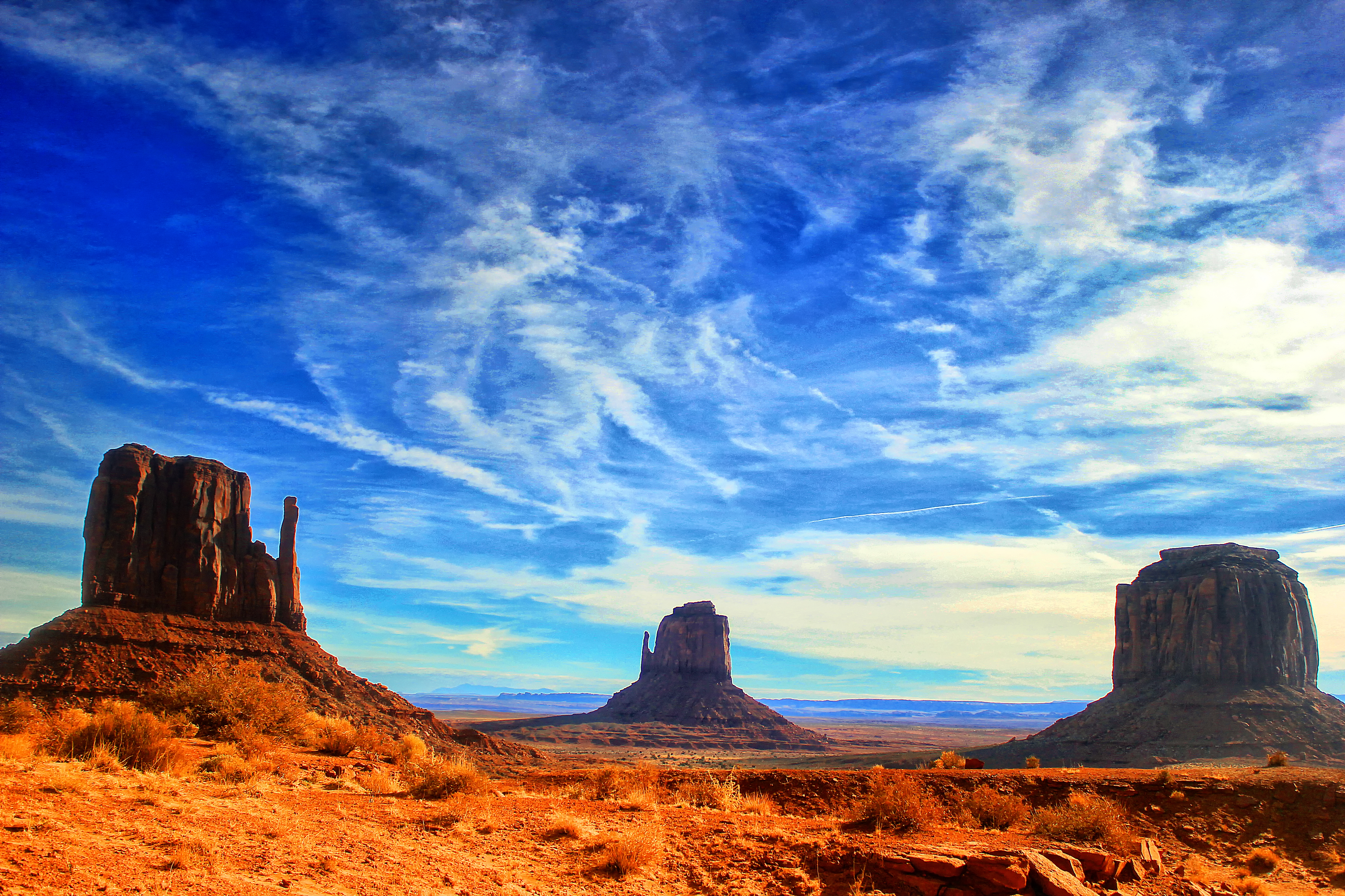 Monument Valley Utah Desert Landscape Sky 5184x3456