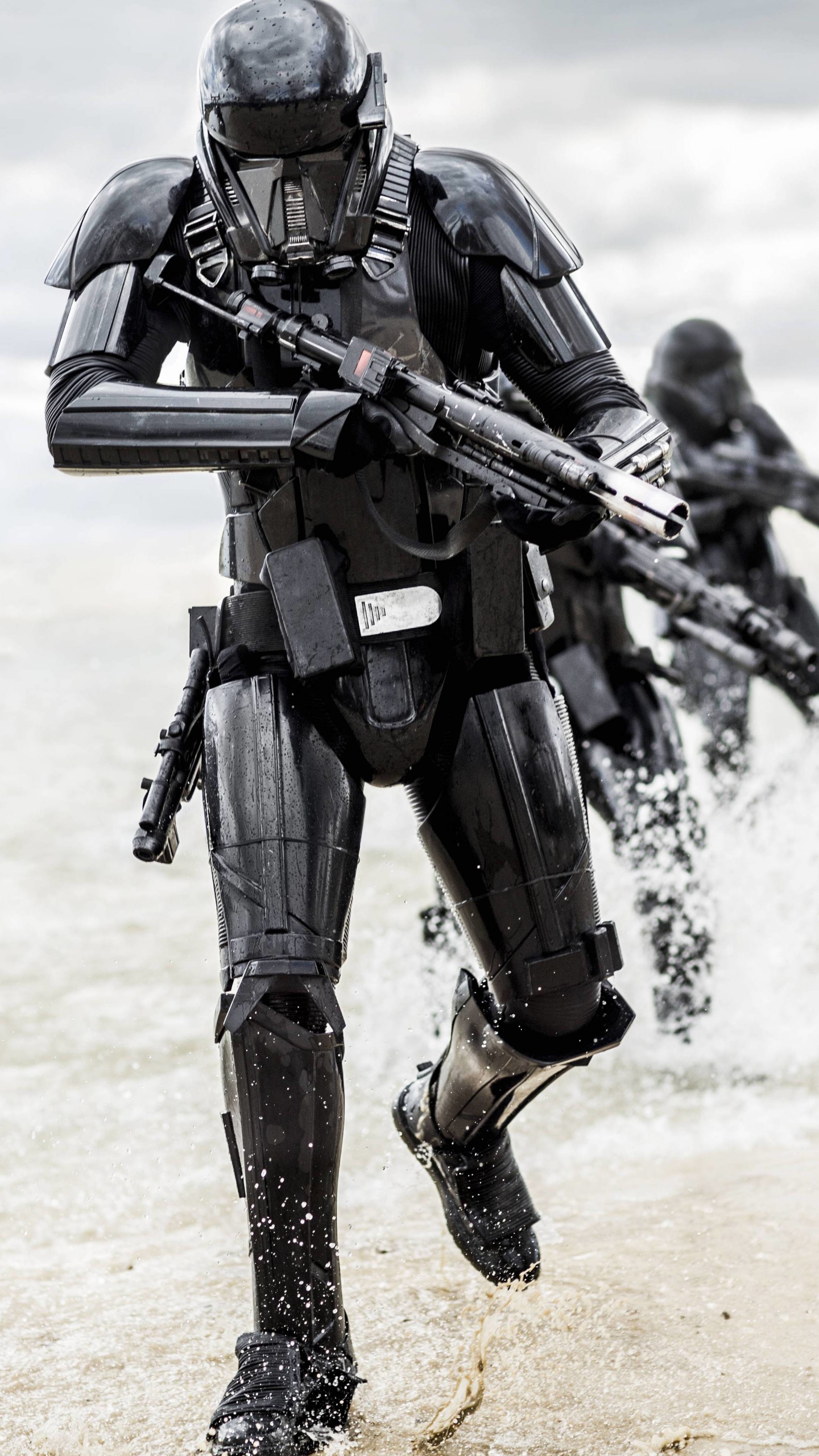 Star Wars Death Troopers Black Armor Portrait Display 1440x2560