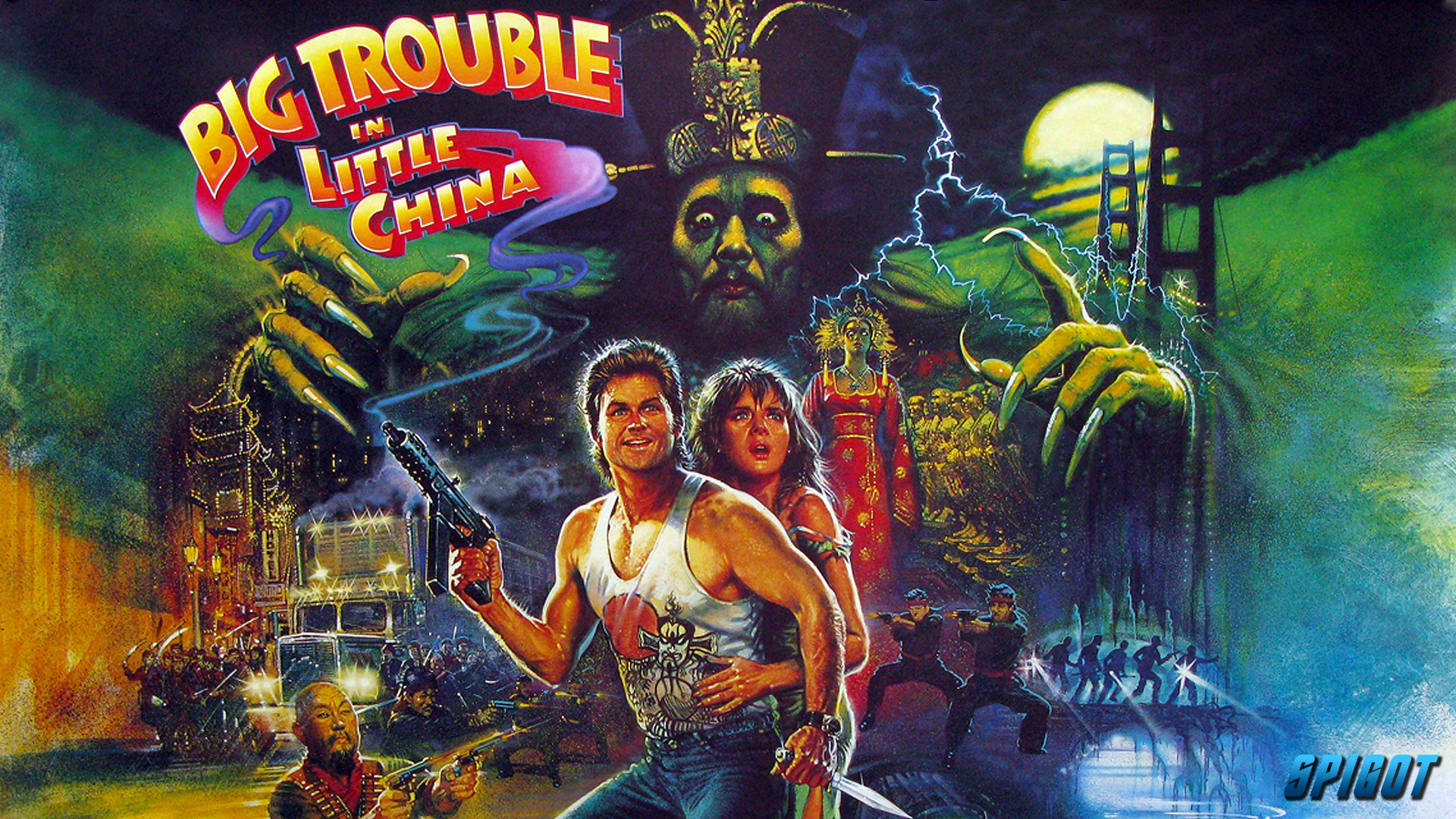 Big Trouble In Little China Jack Burton Gracie Law Movie Poster 1920x1080