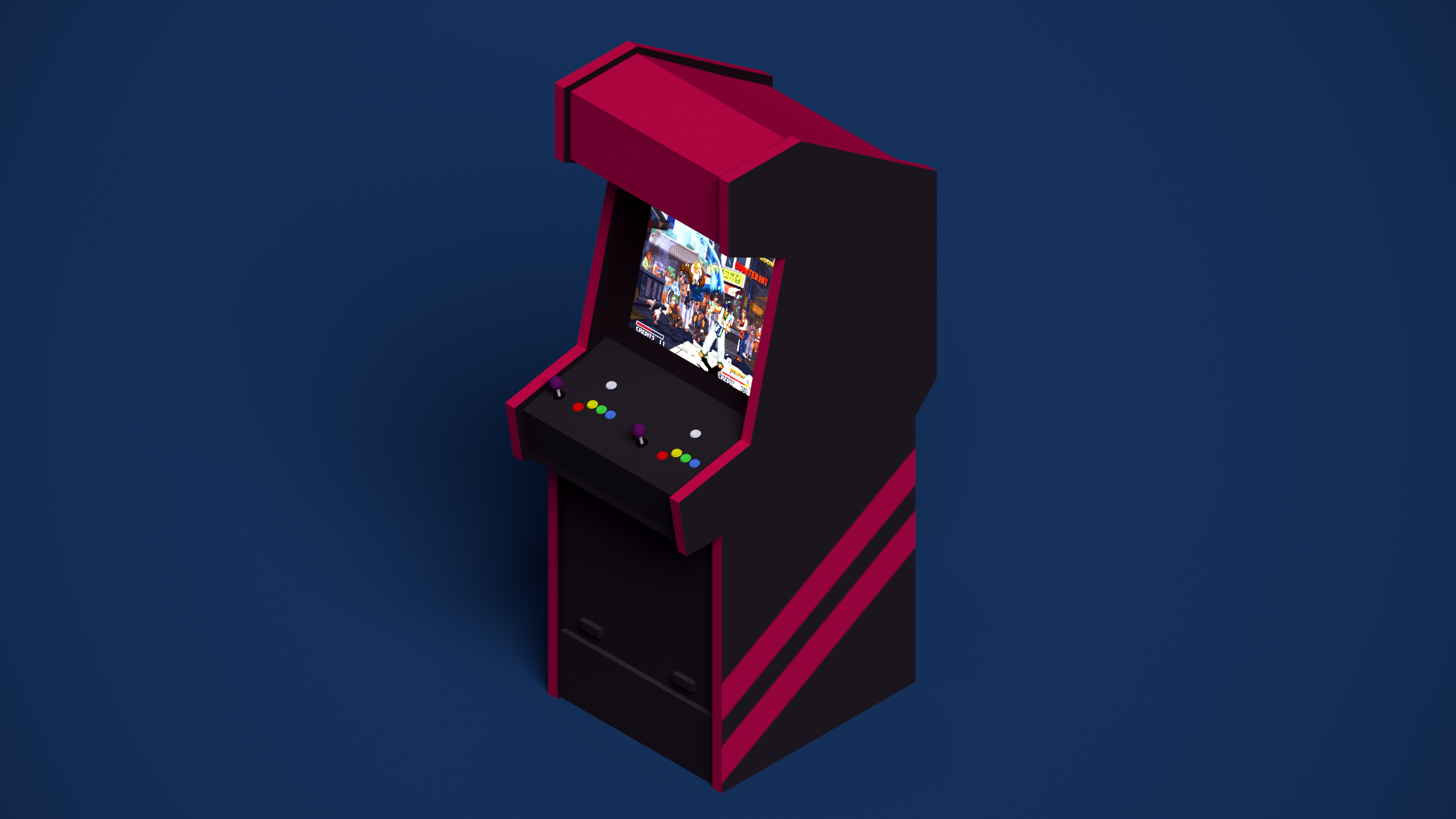Arcade Low Poly 2560x1440