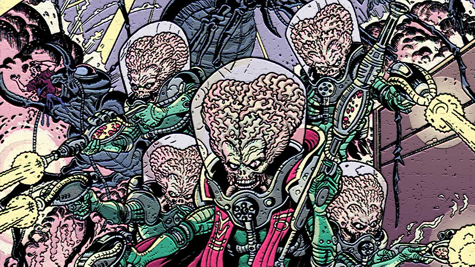 Comics Mars Attacks 1920x1080