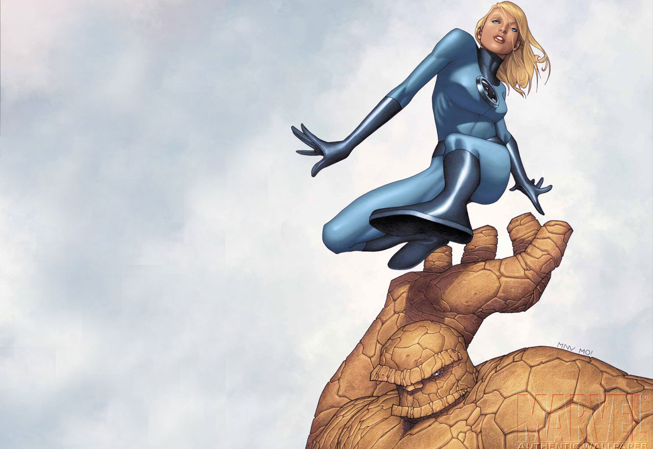 Invisible Woman Thing Marvel Comics 1280x880