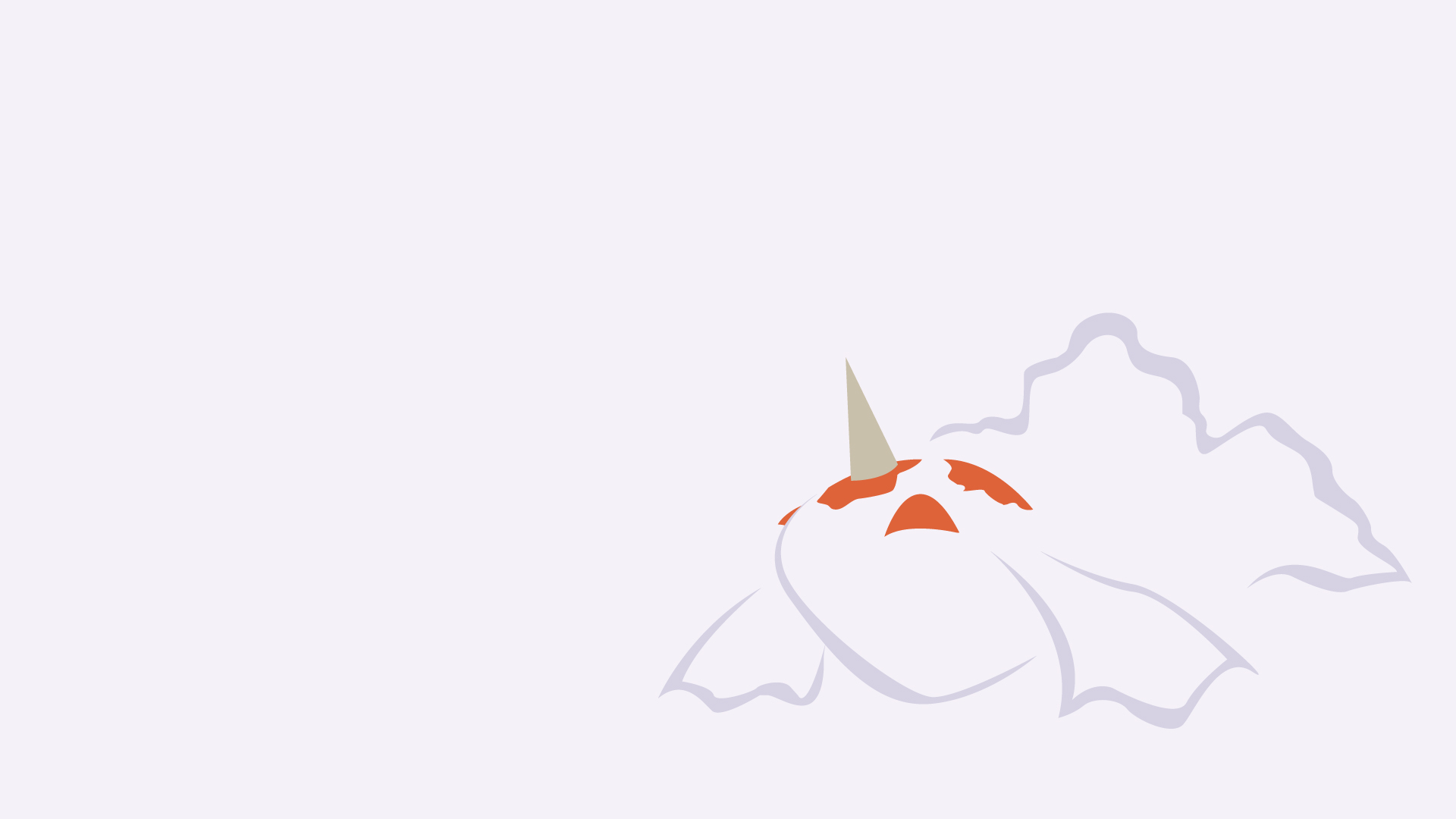 Goldeen Pokemon Minimalist 1920x1080