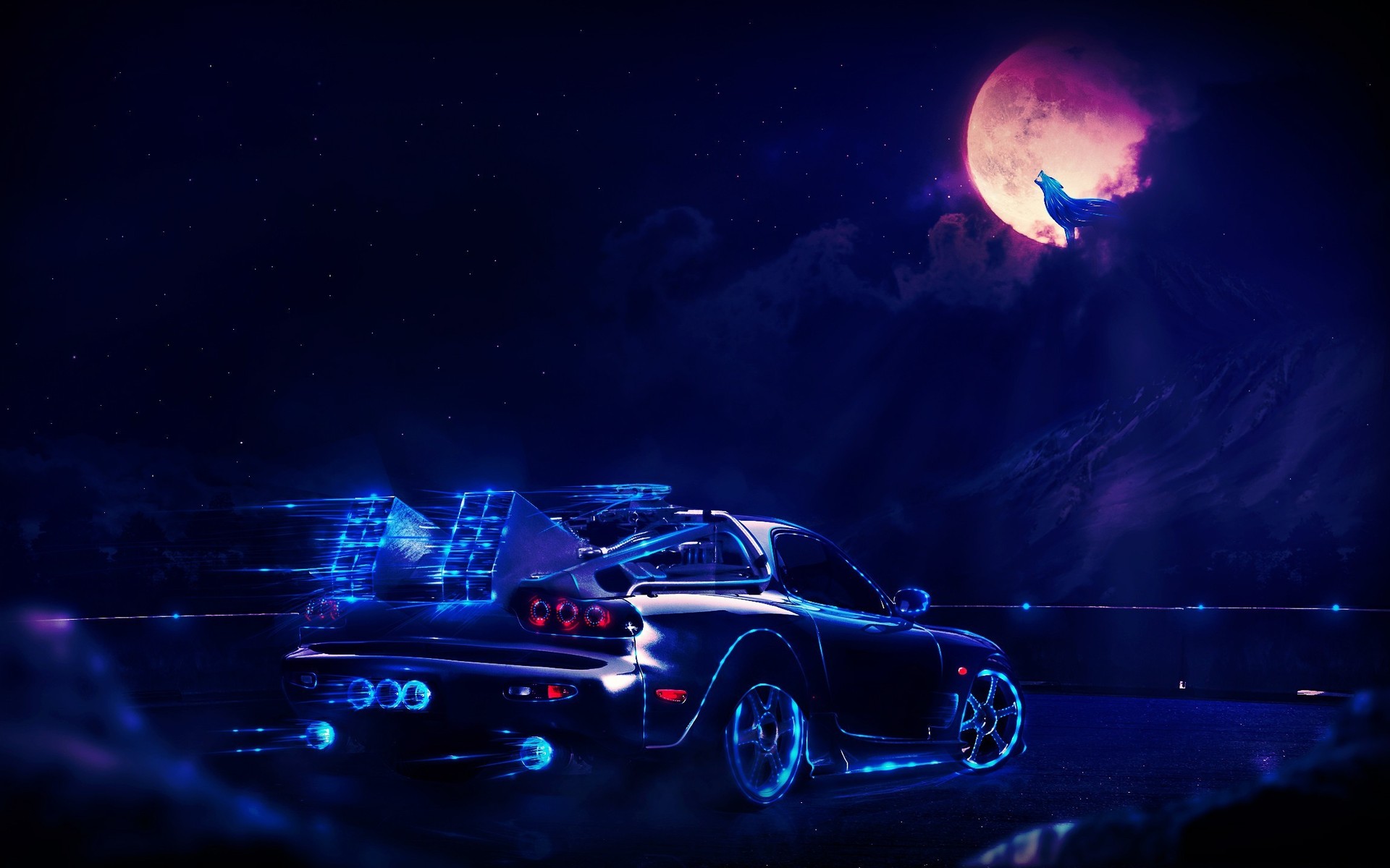 Back To The Future Car 1920x1200