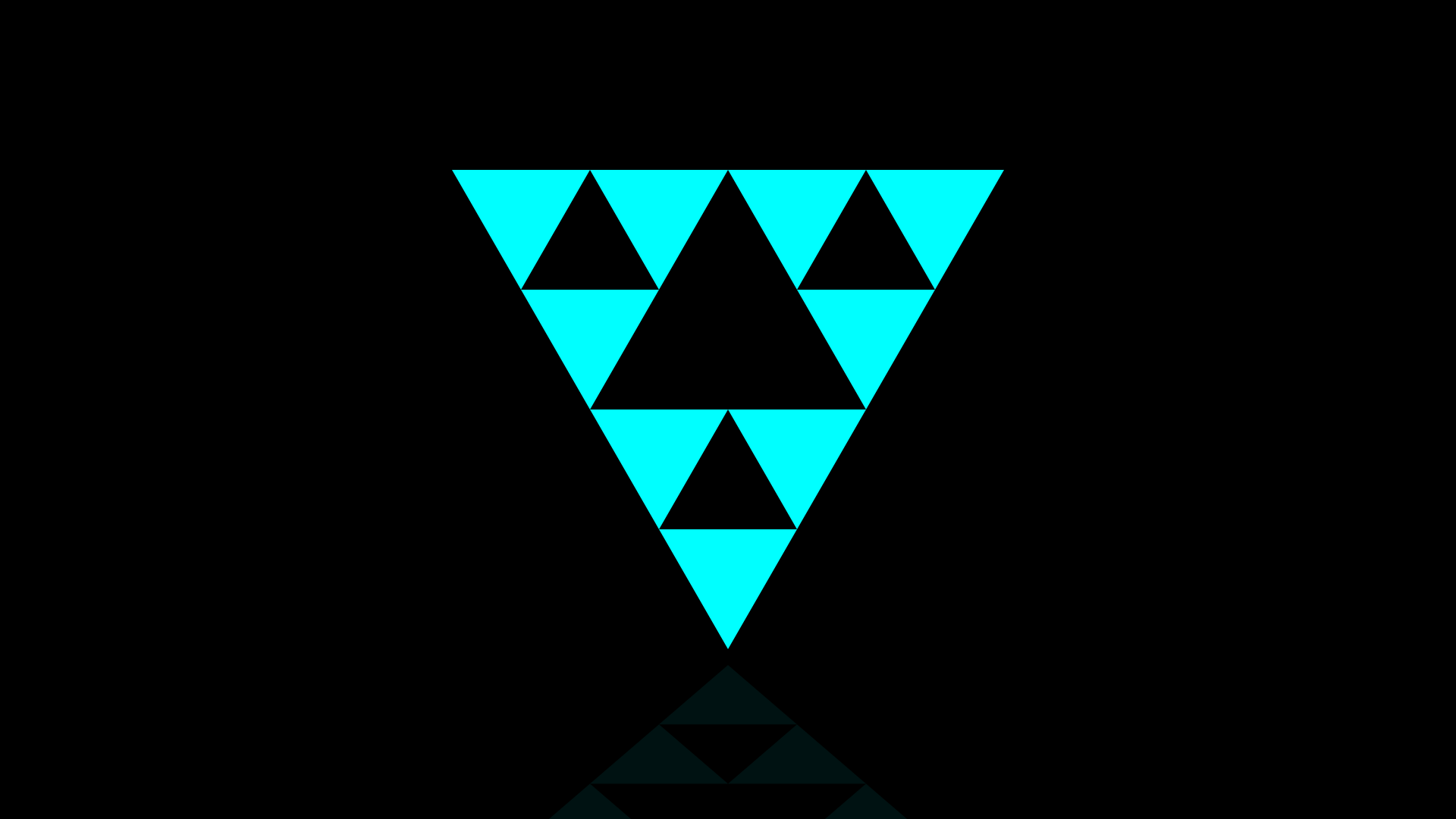 Black Blue Design Geometry Triangle 1920x1080
