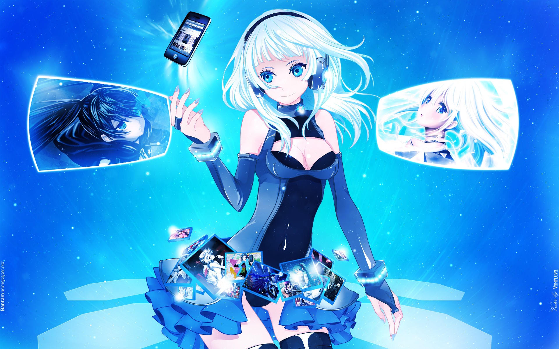 Black Rock Shooter Ground Control To Psychoelectric Girl Denpa Onna To Seishun Otoko Vocaloid Touhou 1920x1200