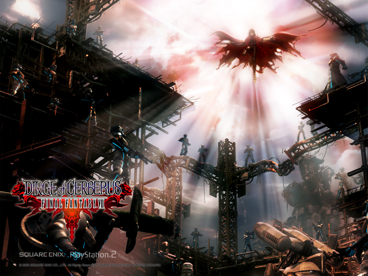 Video Game Dirge Of Cerberus Final Fantasy Vii 1281x960