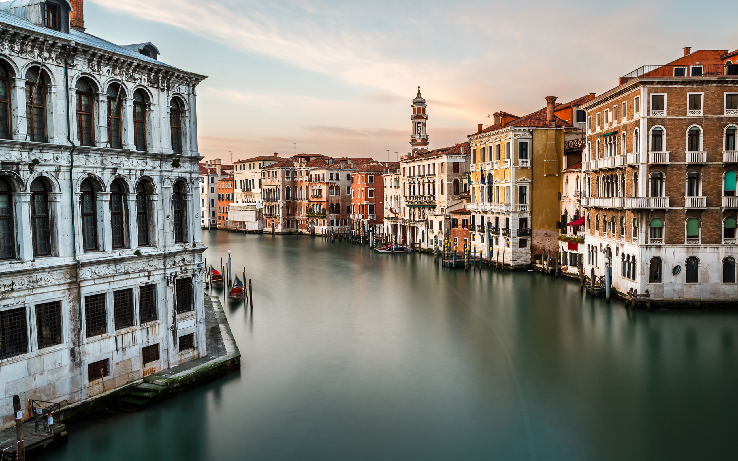Man Made Venice Italy Grand Canal Building Architecture 2560x1600