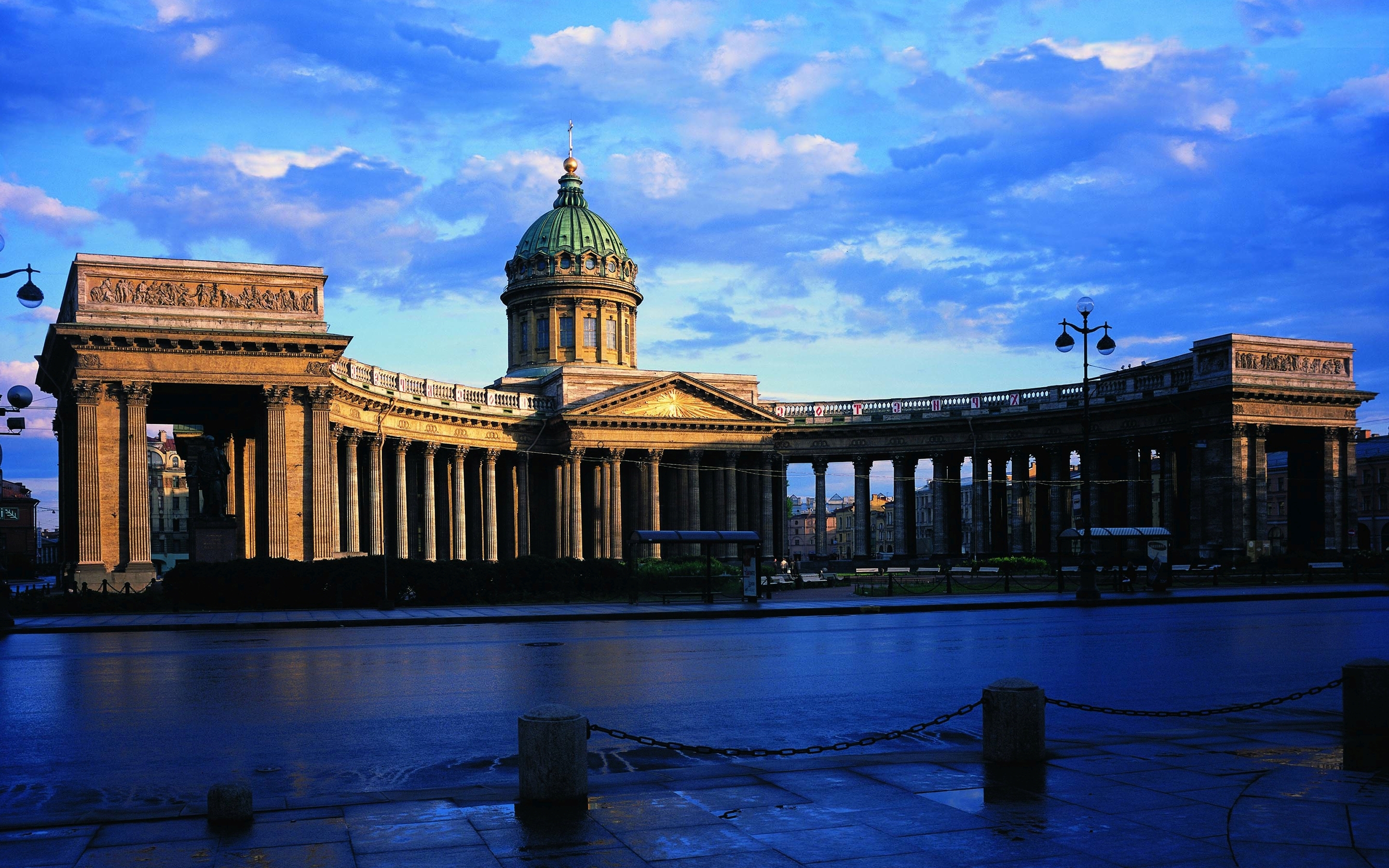 Kazan Cathedral Russia Saint Petersburg 2880x1800