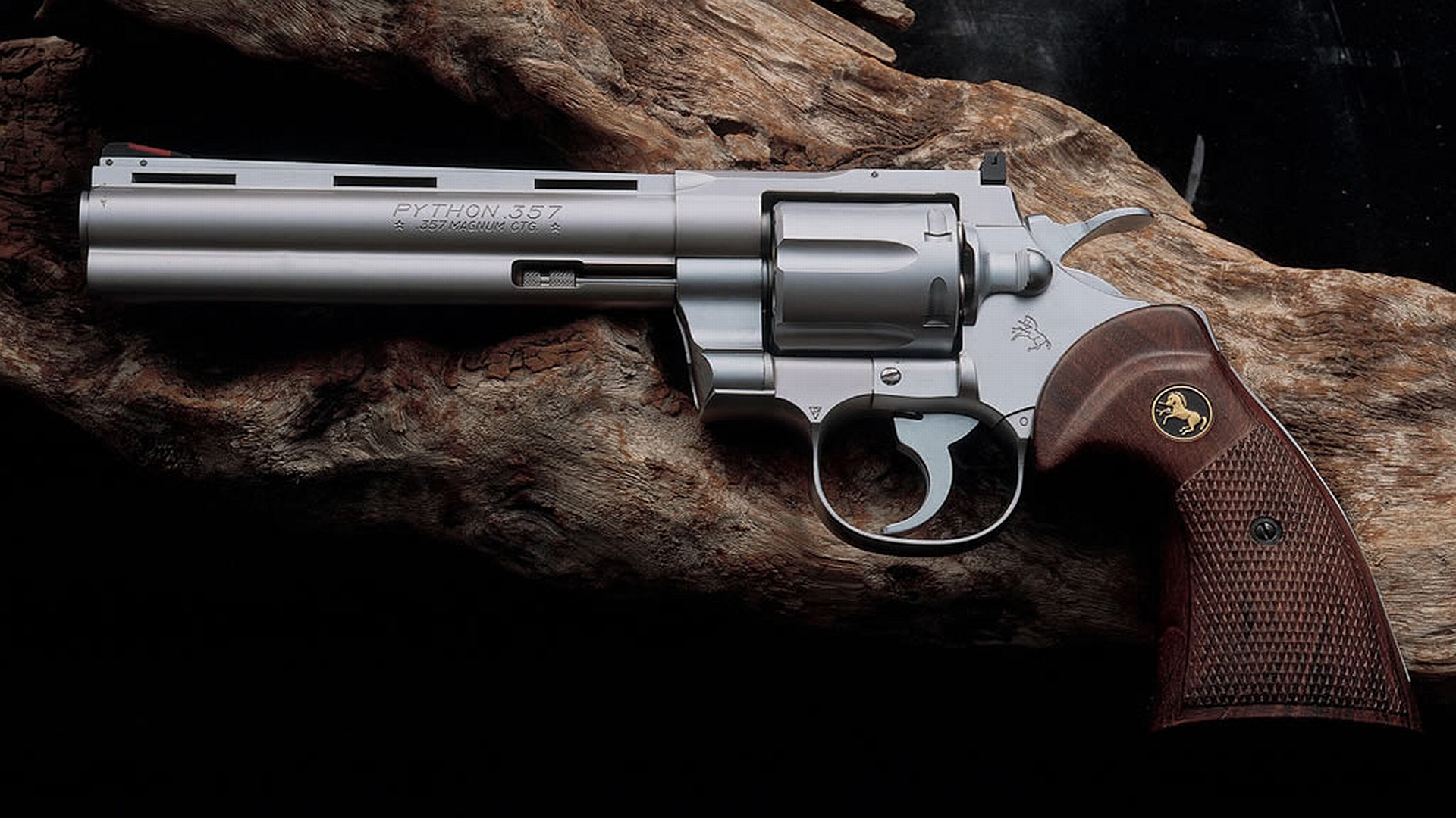 Weapons Colt Python Revolver 1920x1080