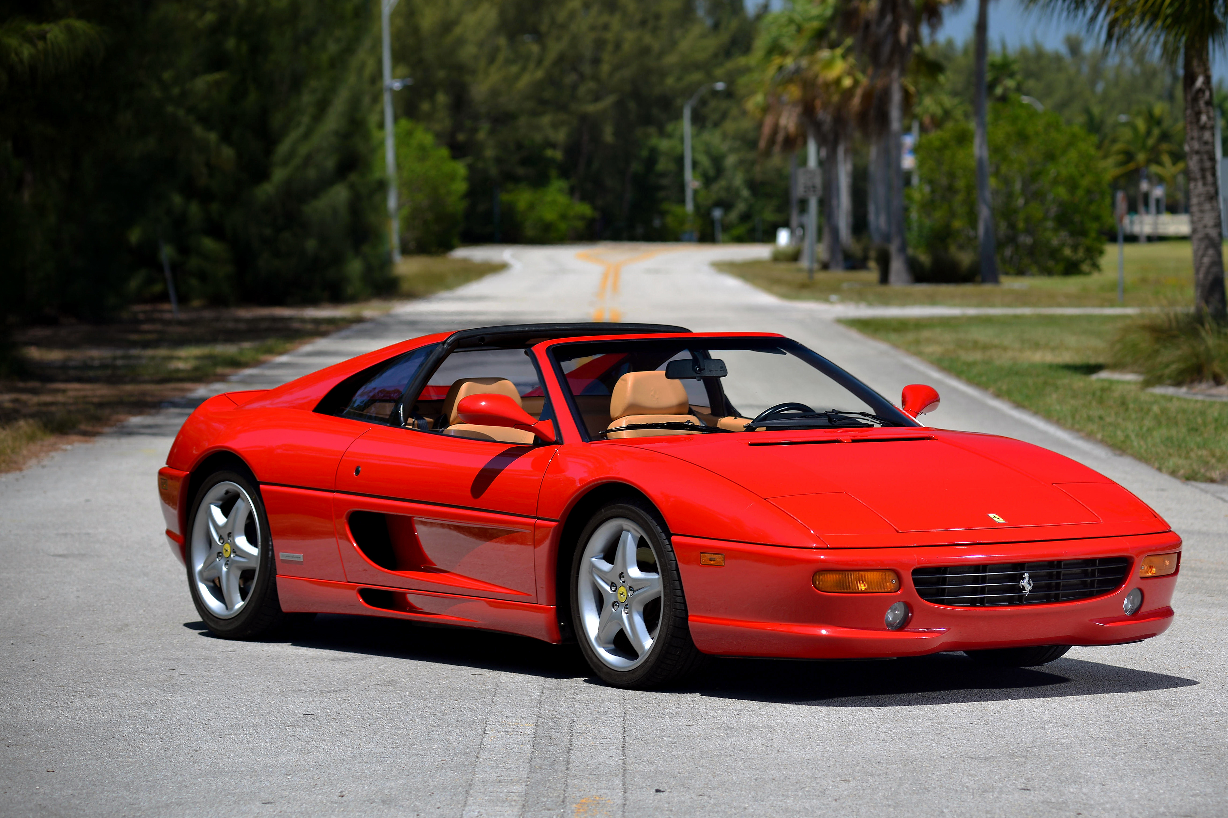 Ferrari F355 Ferrari Red Car Car Vehicle Sport Car Supercar 4096x2731